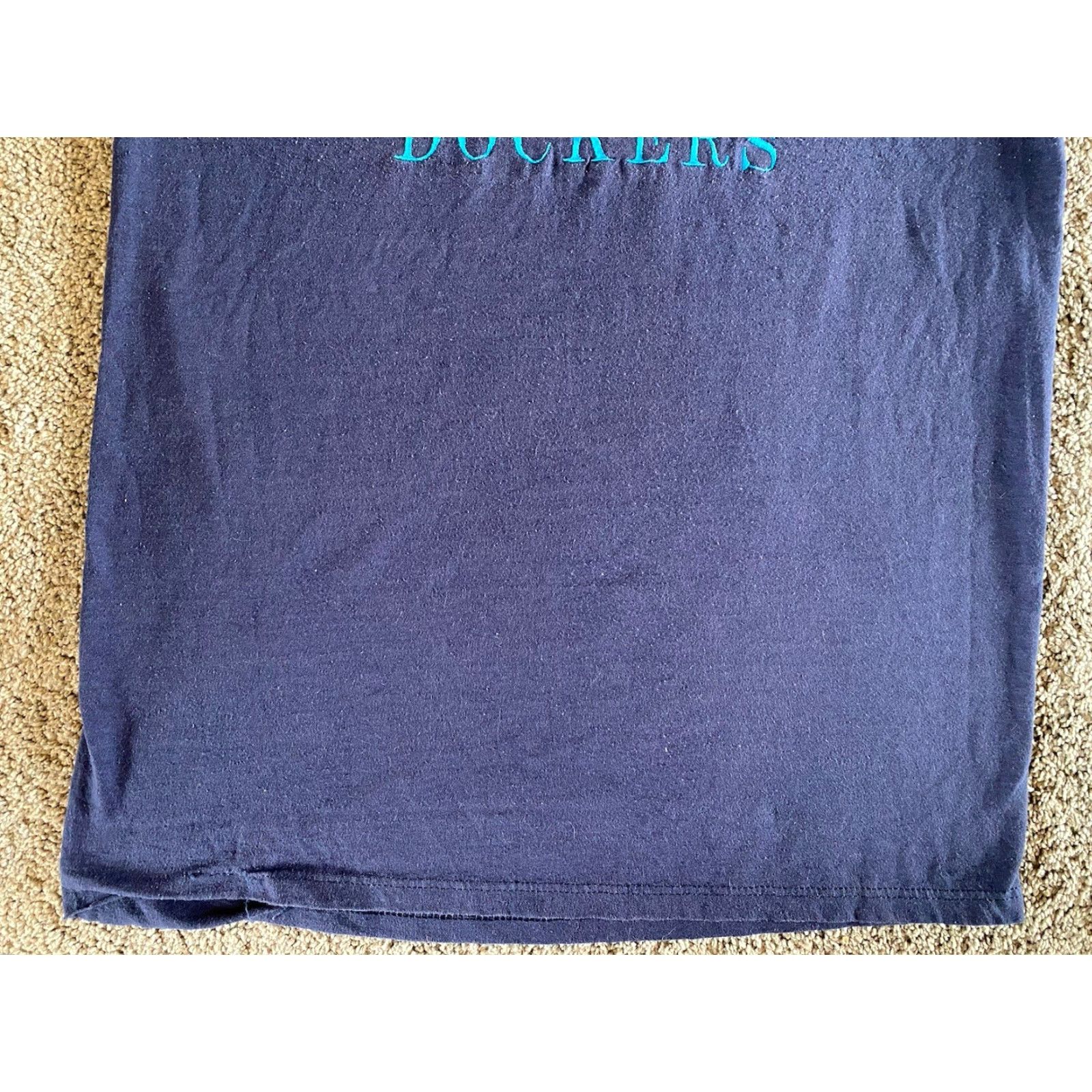 Jerzees VINTAGE Jerzees Super T Shirt Men’s L Short Sleeve USA 90s 80s Blue Logo Shirt Mens Size US L / EU 52-54 / 3 - 2 Thumbnail
