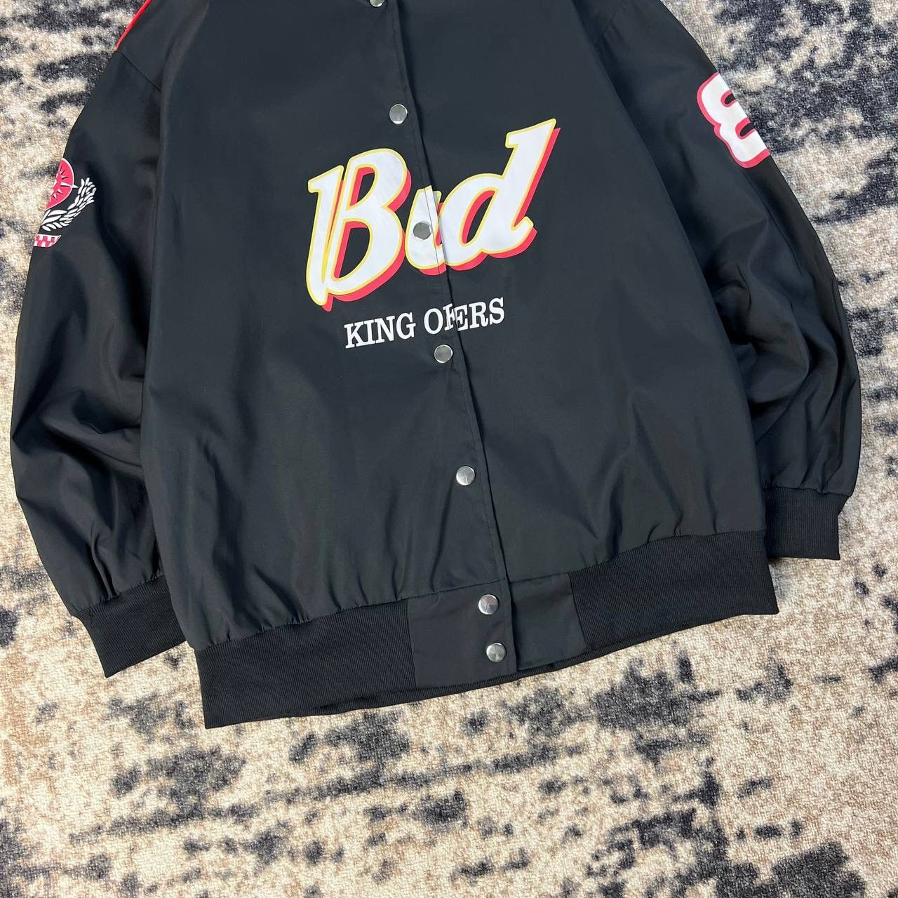 Budweiser Budweiser Beer Vintage Y2K Big Logo Button Up Jacket Size US XL / EU 56 / 4 - 4 Thumbnail