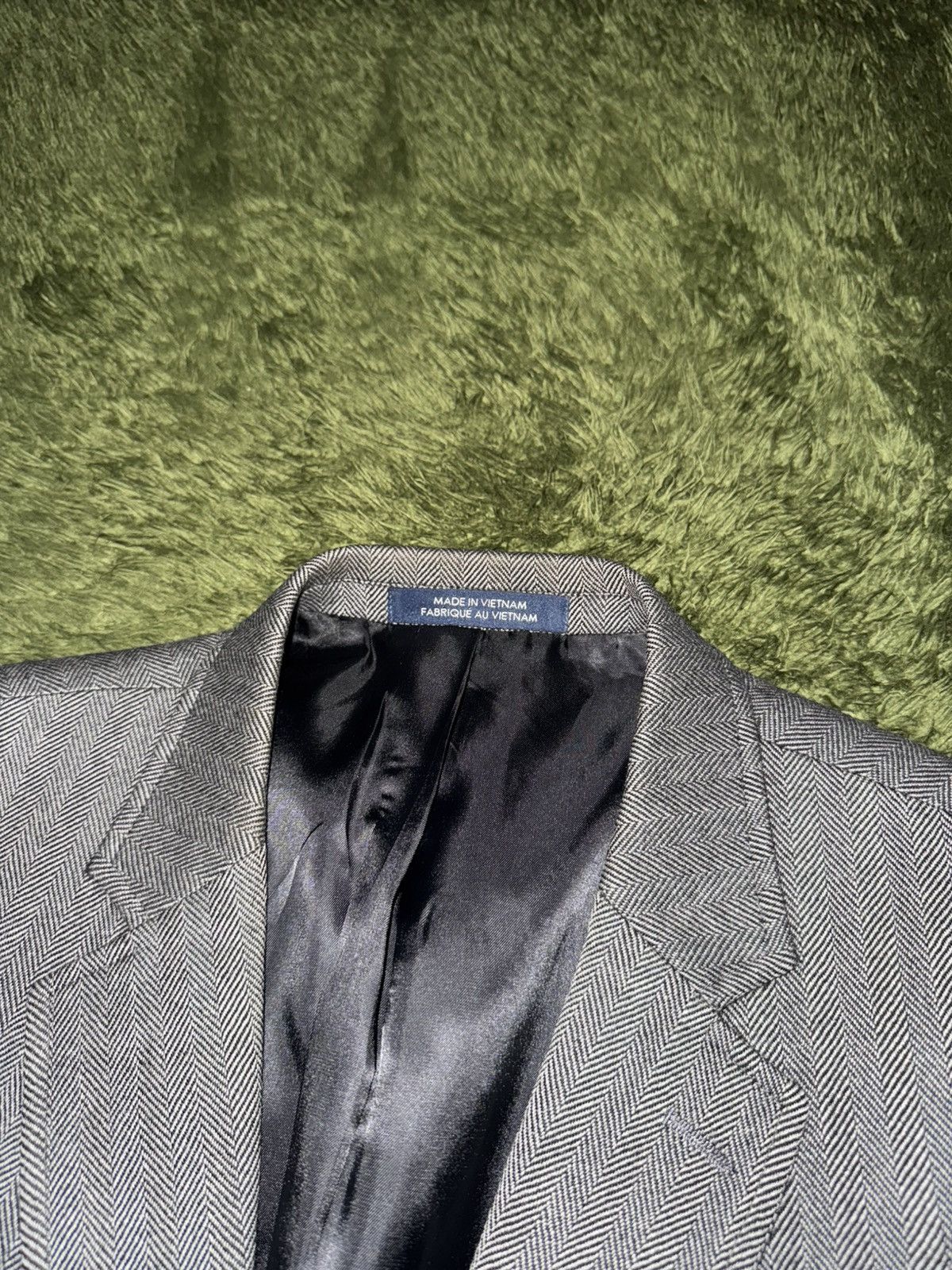 Tommy Hilfiger [42R] Tommy Hilfiger USA Jacquard Textured Classic Blazer Size 42R - 3 Thumbnail