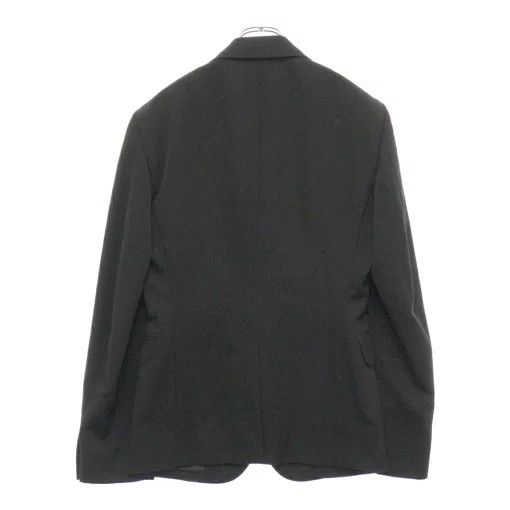 Comme des Garcons Homme Plus Jacket Wool Tailored 2 Button Flap Pocket Plain Black Size US XS / EU 42 / 0 - 2 Thumbnail