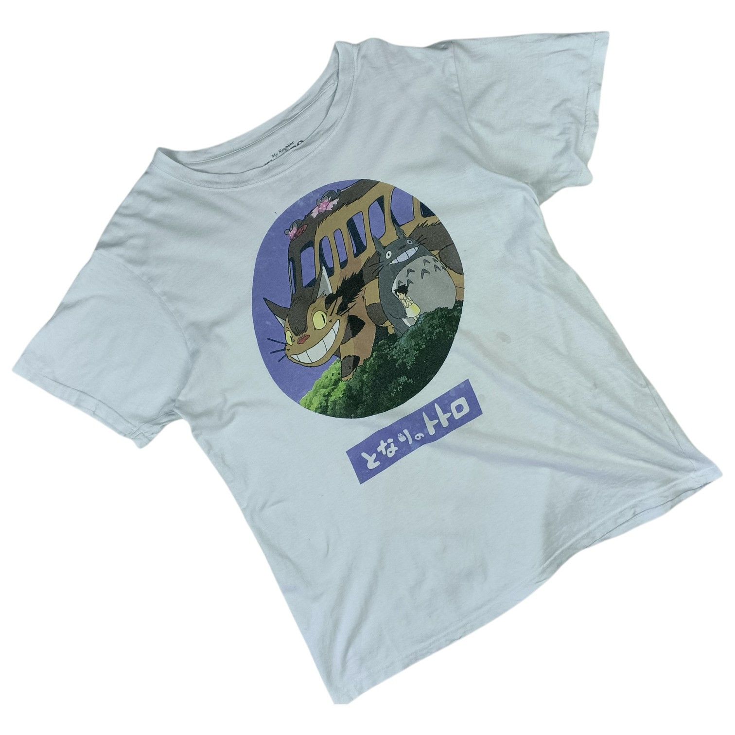 Anime Vintage Y2K STUDIO GHIBLI Anime My Neighbour Totoro T-Shirt Size US M / EU 48-50 / 2 - 3 Thumbnail