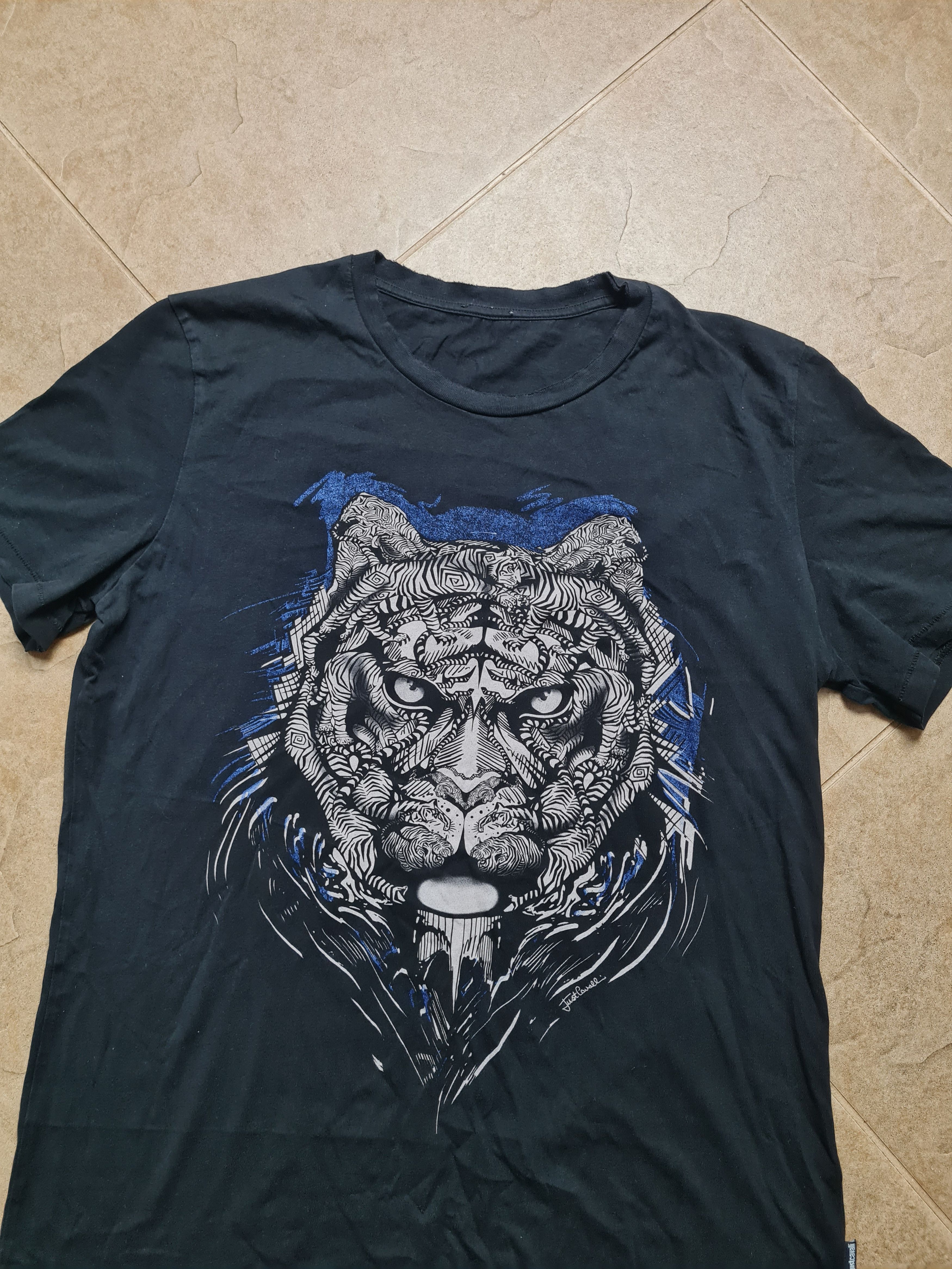 Just Cavalli Just Cavalli Lion Animal Big Logo print tee shirt size M Size US M / EU 48-50 / 2 - 2 Thumbnail