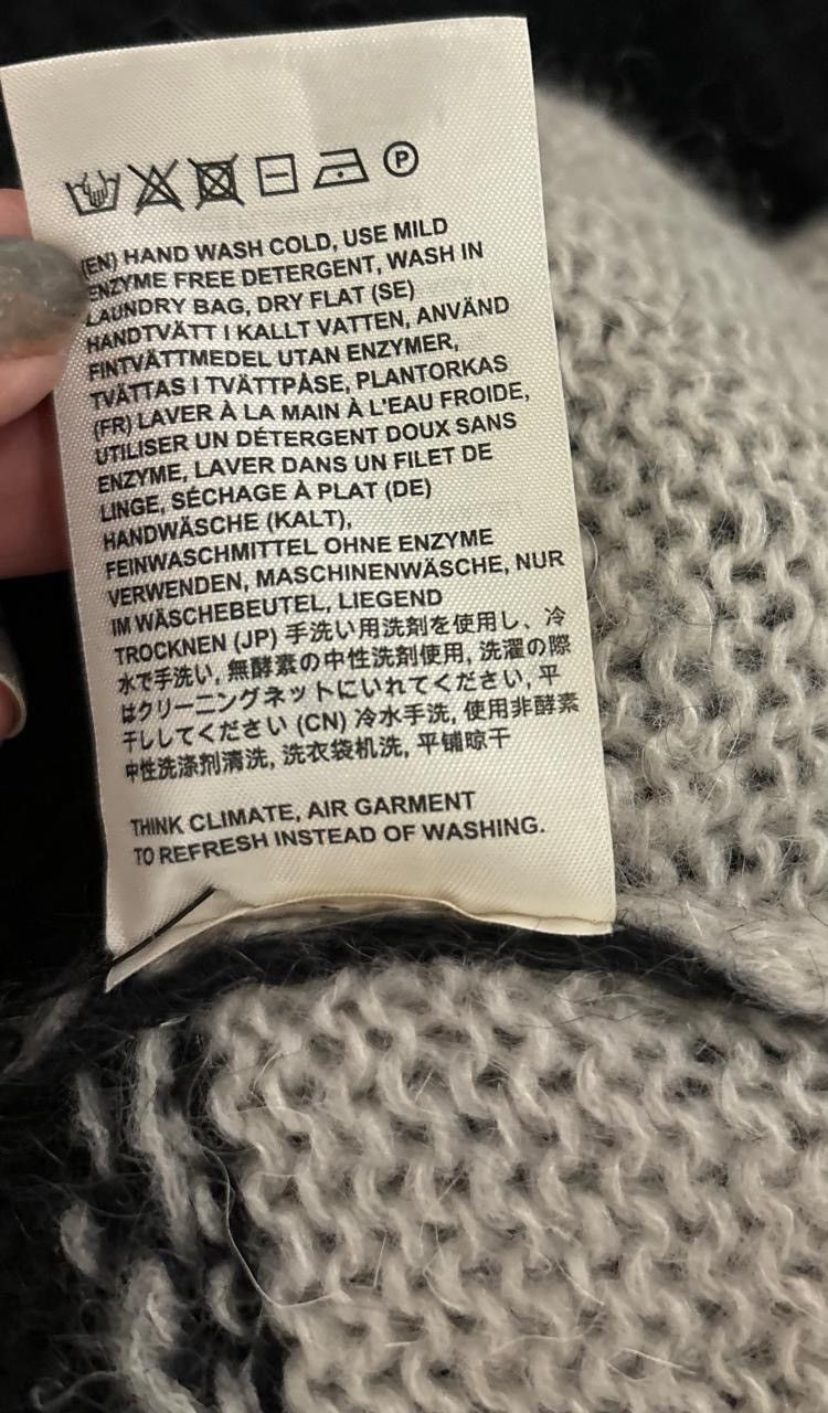 Acne Studios Acne Studios Mohair Distressed Stripped Sweater Size US S / EU 44-46 / 1 - 7 Thumbnail