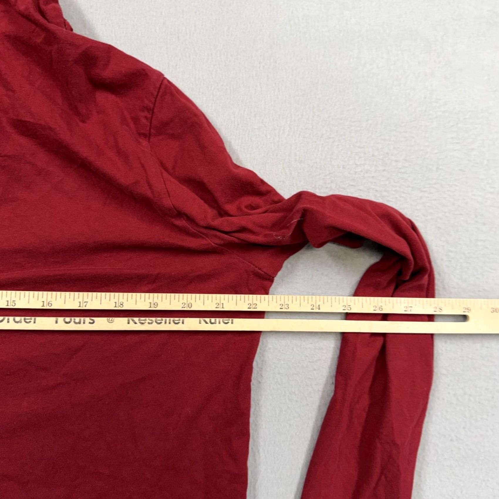 Polo Ralph Lauren Polo Ralph Lauren Hoodie Sweatshirt Mens M Red Lightweight Jersey Pullover Crew Neck Hooded Logo Embroidered Size US M / EU 48-50 / 2 - 4 Thumbnail