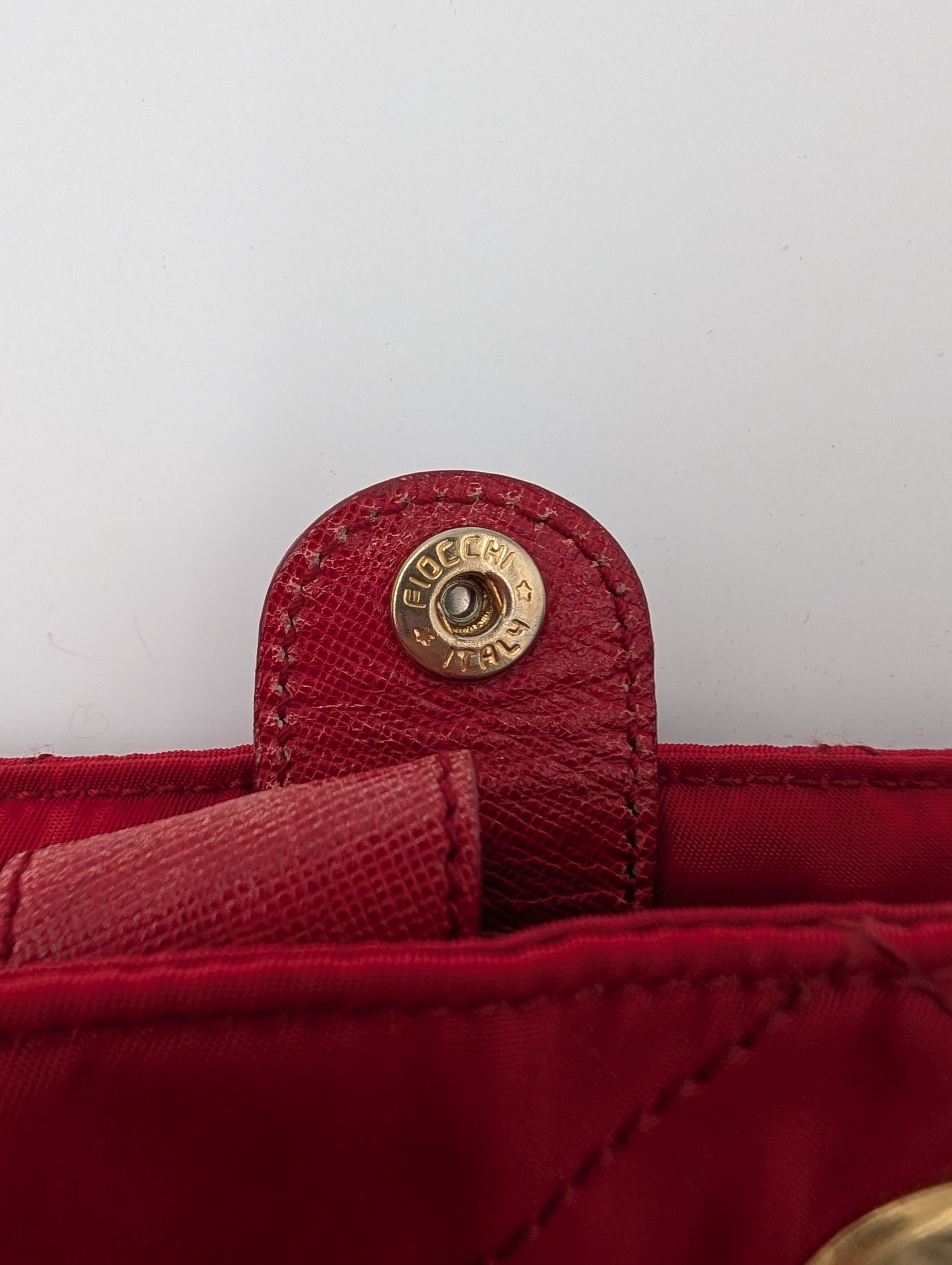 Prada Red Quilted Nylon Chain Shoulder Bag Size ONE SIZE - 12 Thumbnail