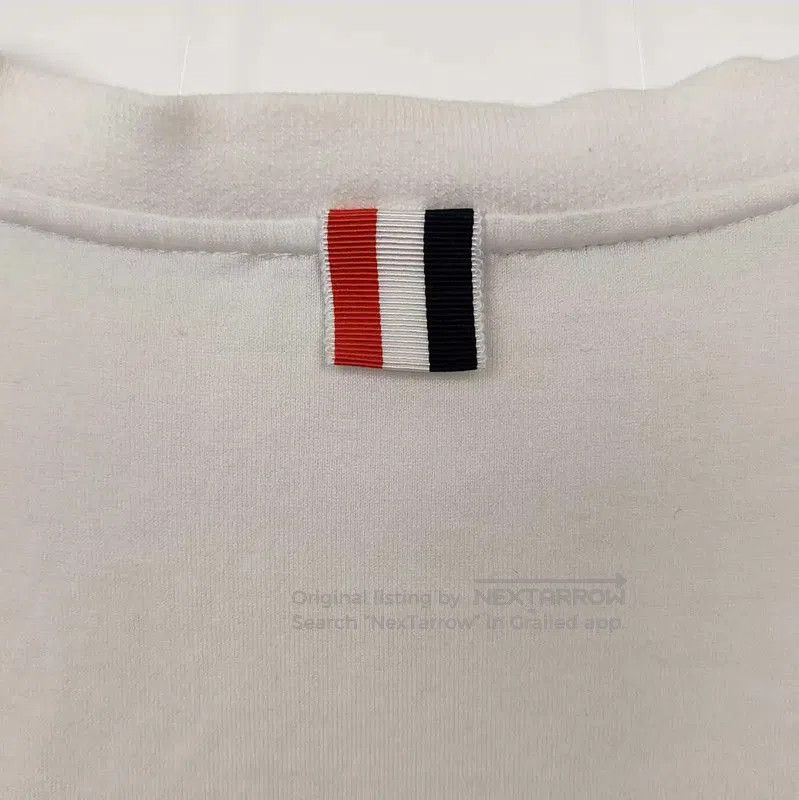 Thom Browne Thom Browne White Cotton T-Shirt for Women . Size M / US 6-8 / IT 42-44 - 4 Thumbnail