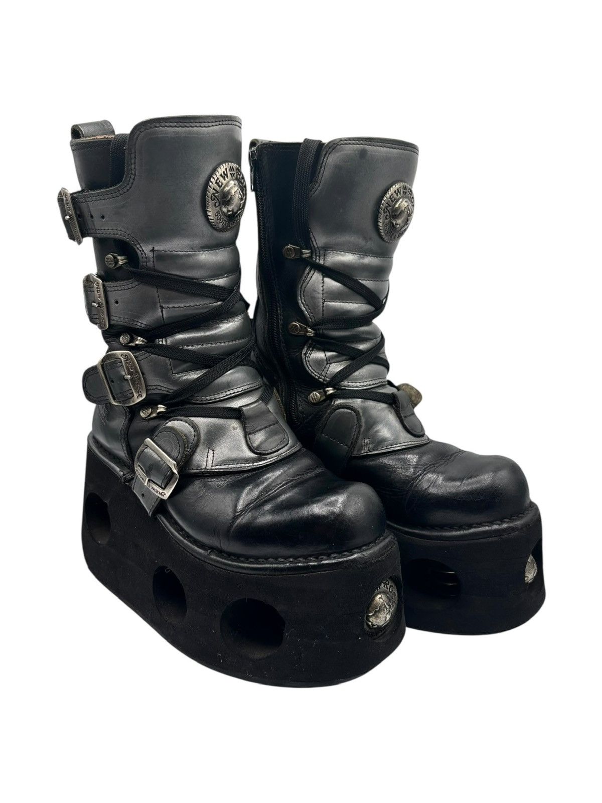 Vintage New Rock neptuno platform boots Size 36
