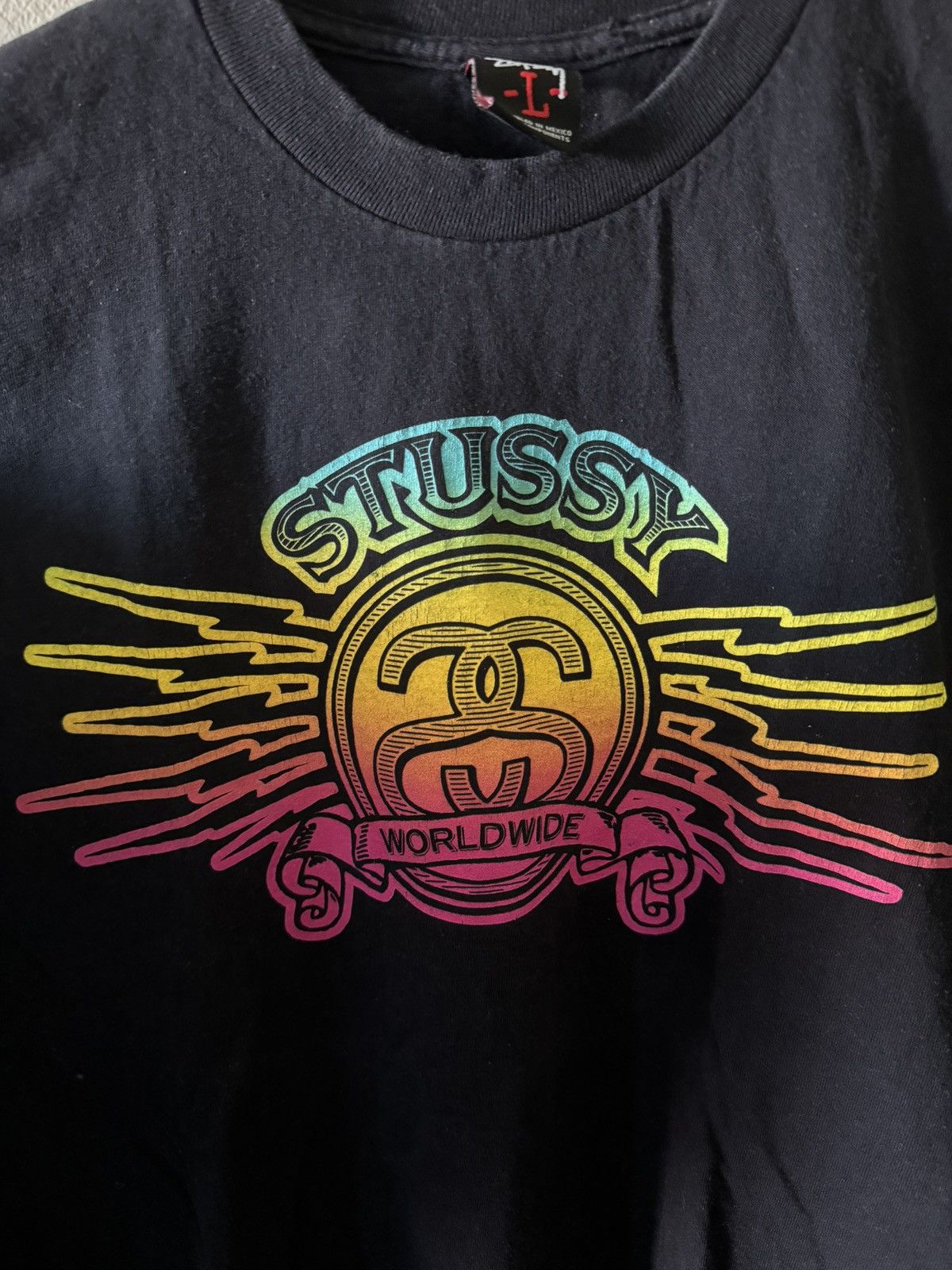 Stussy Stussy tee - black large Size US L / EU 52-54 / 3 - 2 Thumbnail