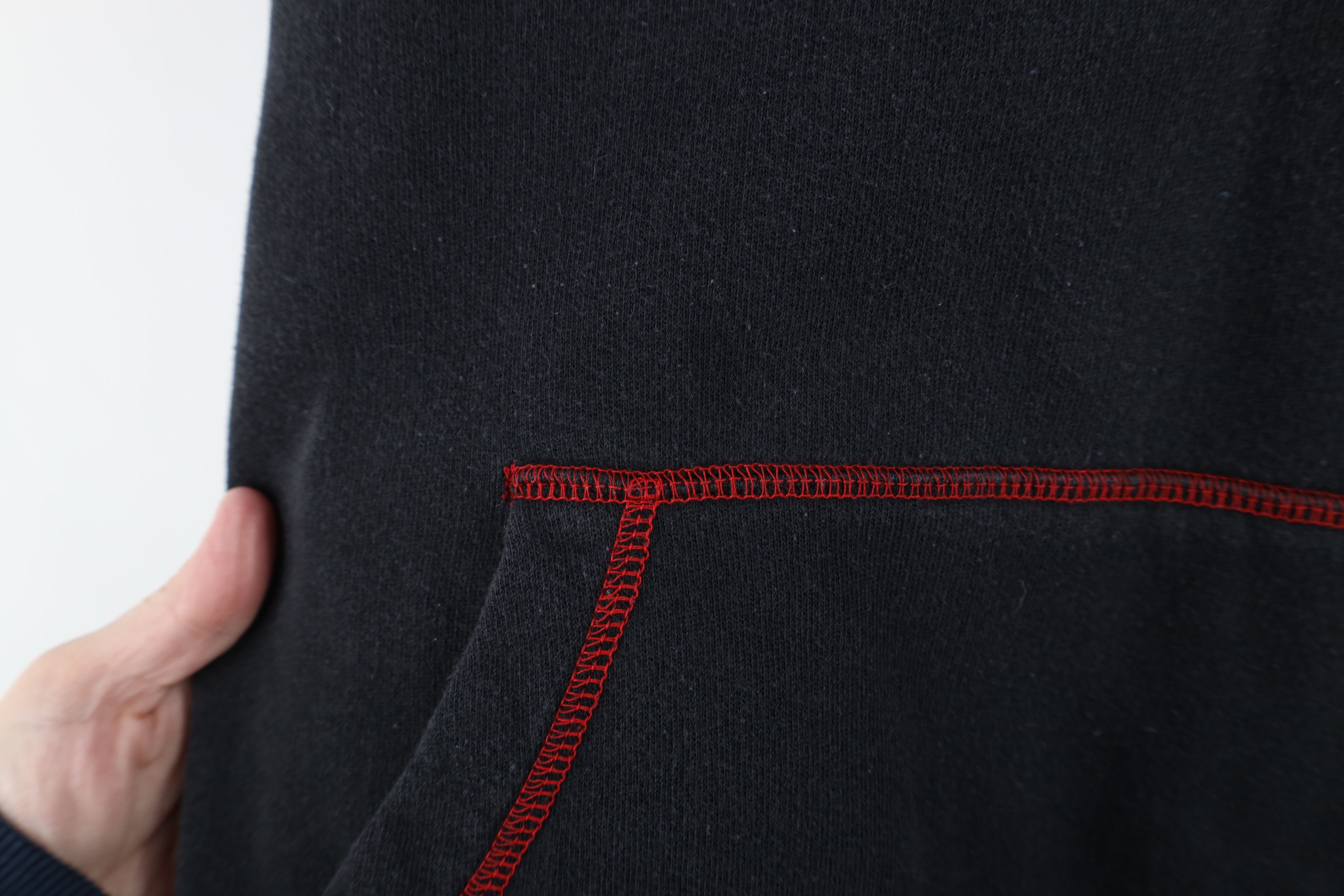 Vintage Vintage 90s Y2K Streetwear Blank Hoodie Sweatshirt Black Size US M / EU 48-50 / 2 - 5 Thumbnail
