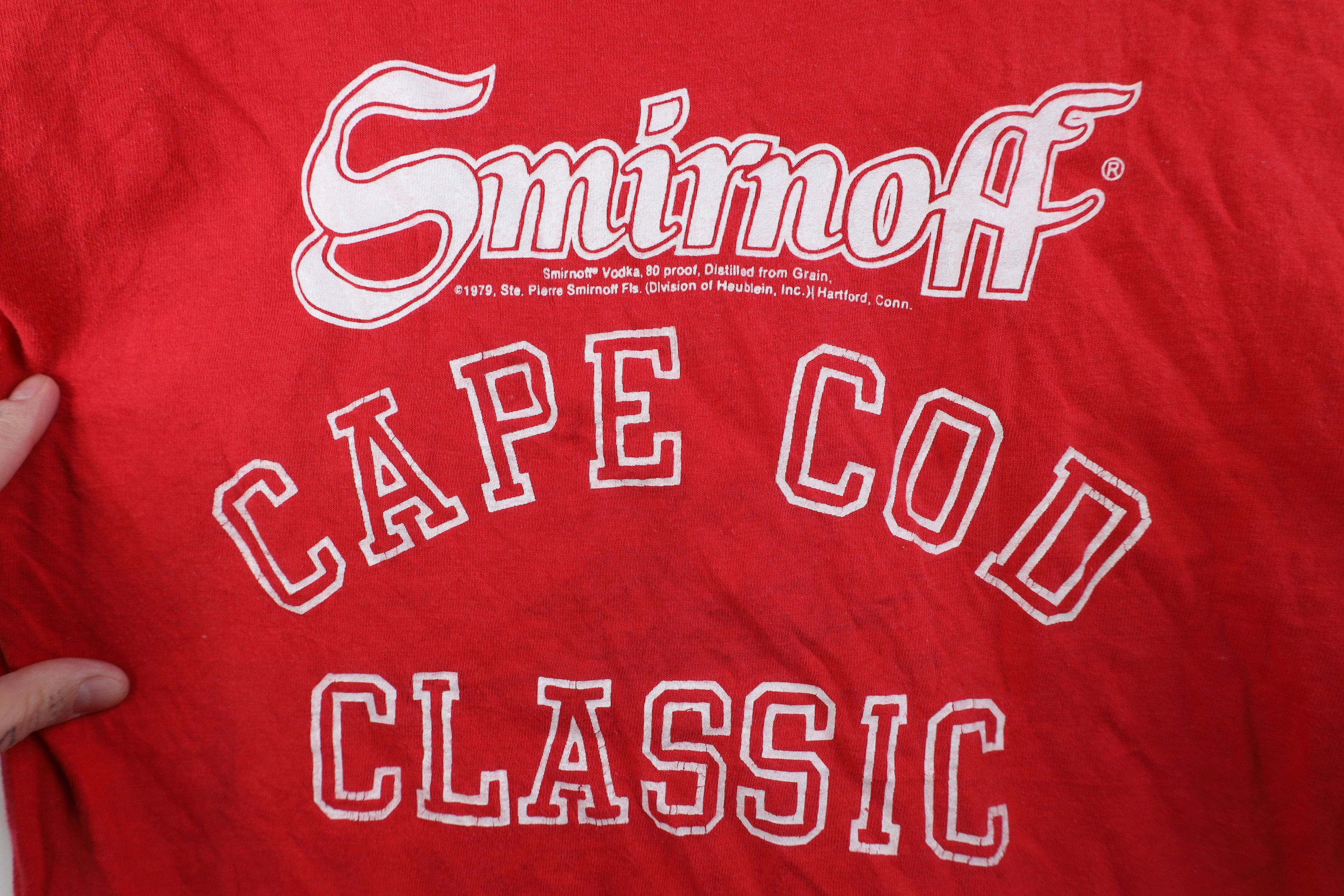 Vintage Vintage 70s Spell Out Smirnoff Cape Cod Classic T-Shirt USA Size US L / EU 52-54 / 3 - 4 Thumbnail