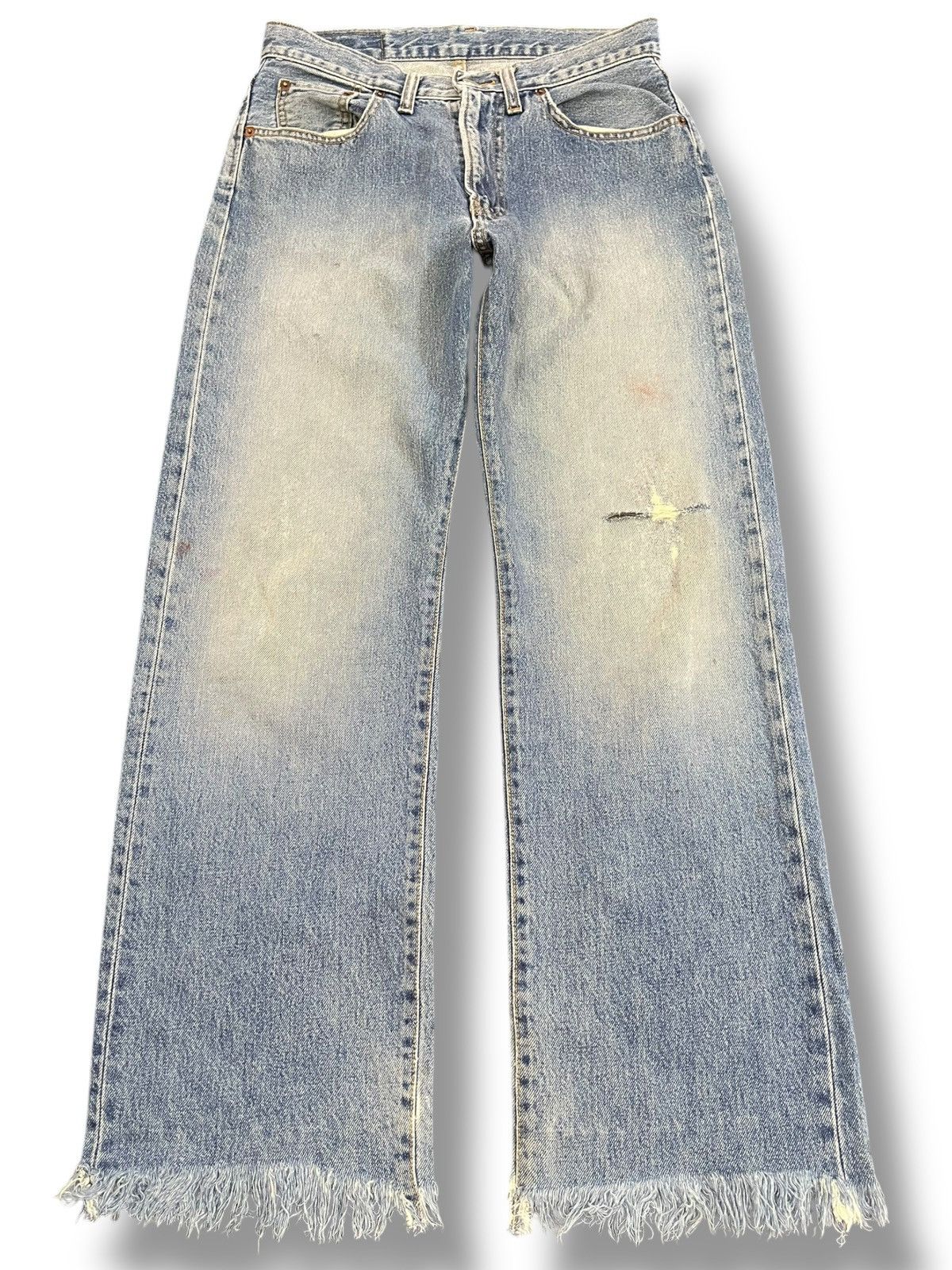 Jun Takahashi × Uniqlo Vintage Uniqlo Hairy Leg Mudwash Denim Size US 29 - 1 Thumbnail