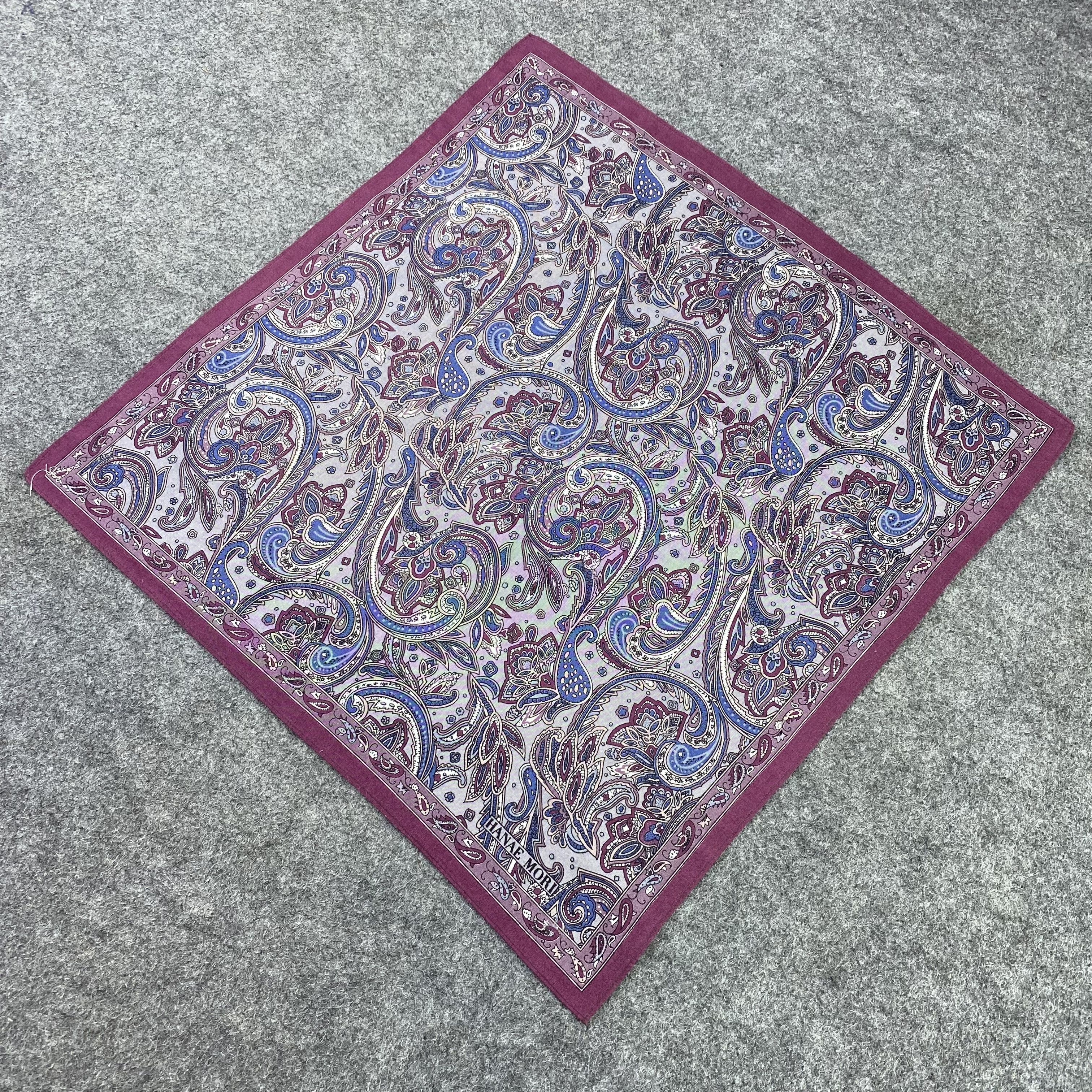 Hanae Mori × Japanese Brand Hanae Mori Handkerchief / Bandana / Neckerchief-B721 Size ONE SIZE - 4 Thumbnail