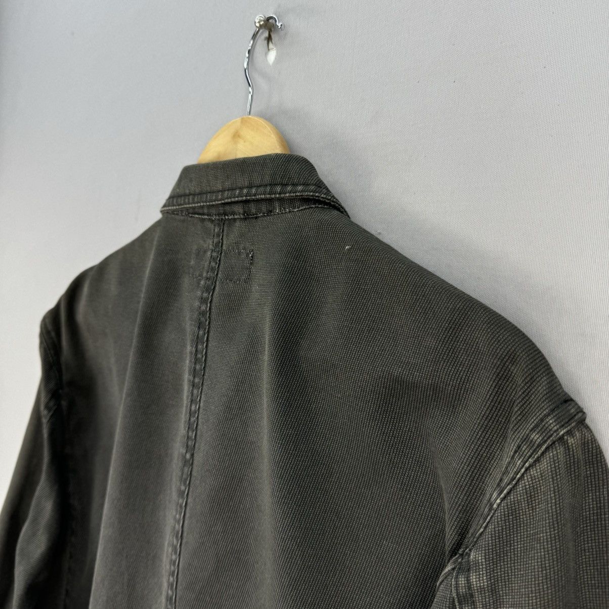 Japanese Brand N.S.T. Black Cotton Work Blazer Size US M / EU 48-50 / 2 - 5 Thumbnail