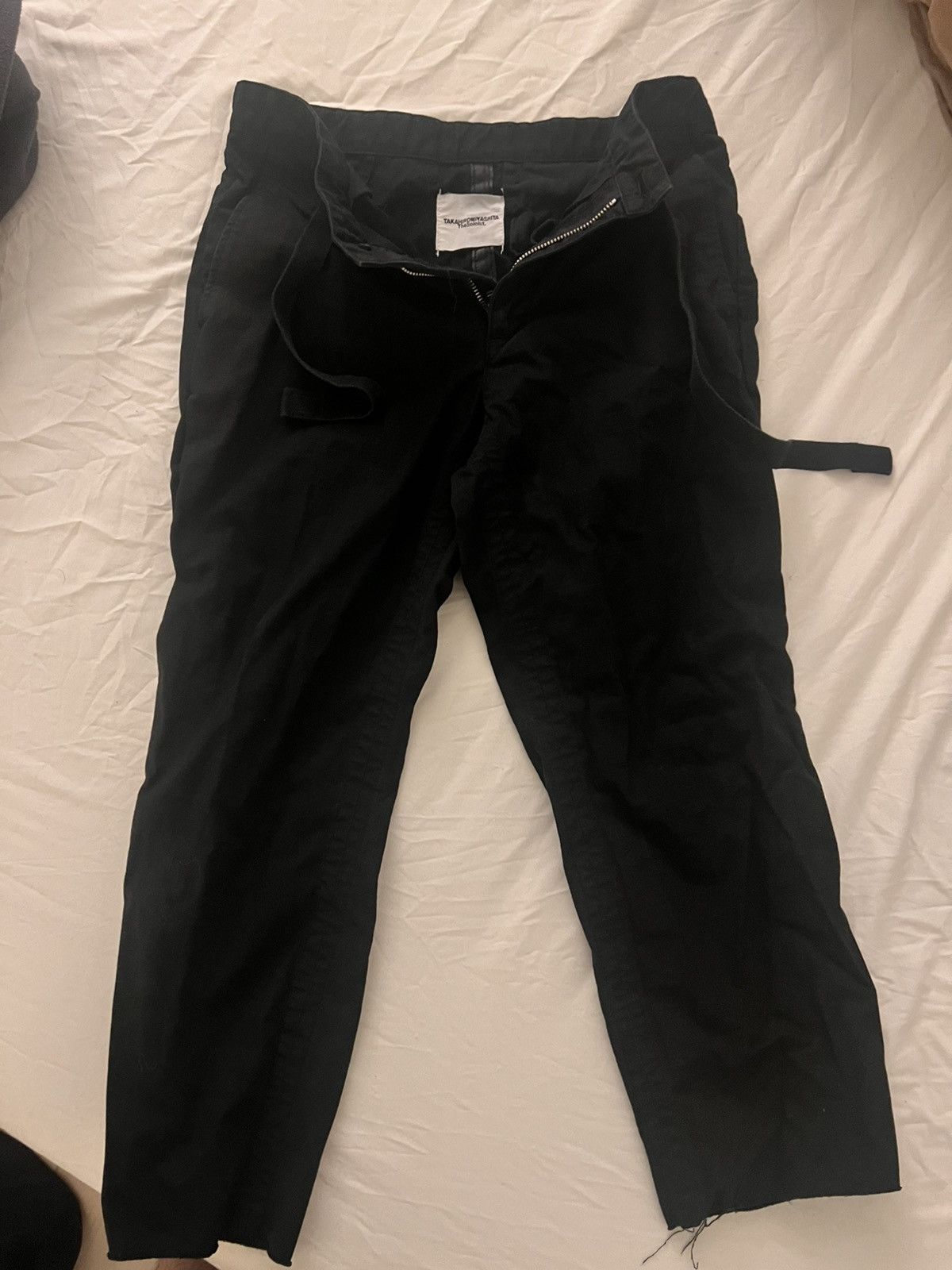 Takahiromiyashita The Soloist. Soloist Cropped Pants Size US 30 / EU 46 - 1 Thumbnail