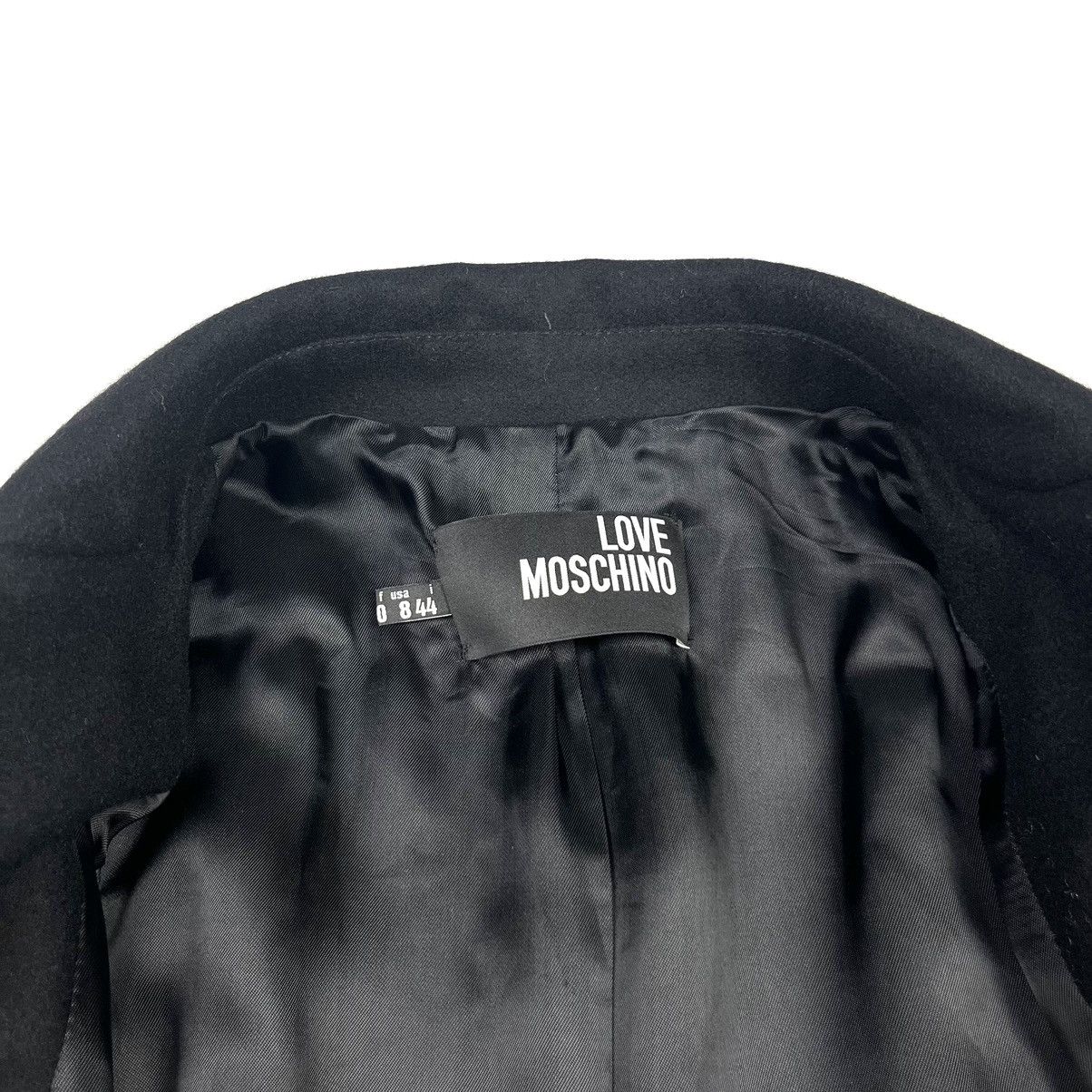 Love Moschino Love Moschino Cashmere Luxury Coat Black Size M / US 6-8 / IT 42-44 - 9 Thumbnail