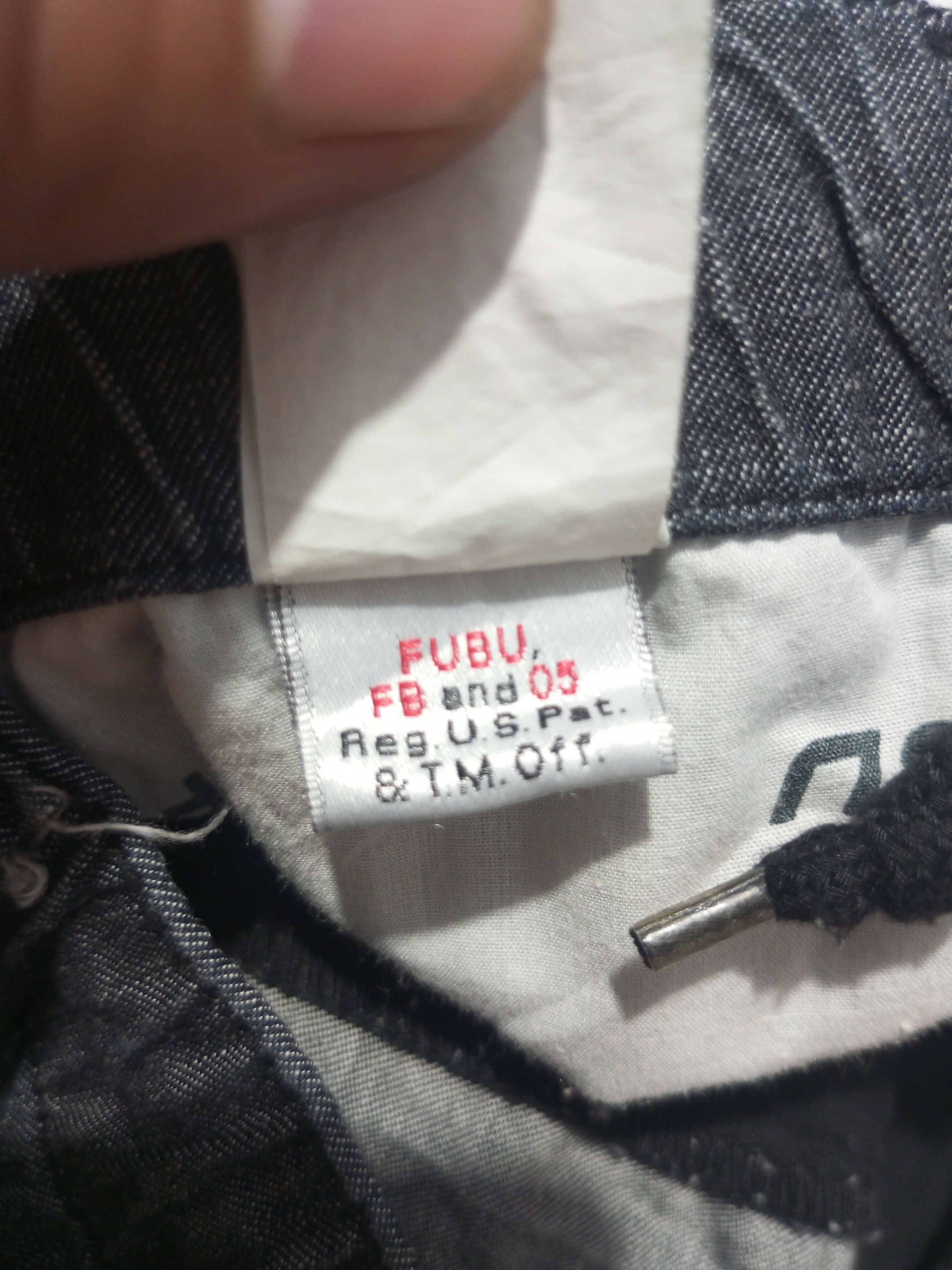 Japanese Brand Vintage y2k fubu collection baggy jort Size US 31 - 14 Thumbnail