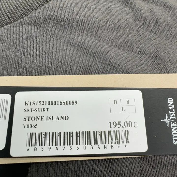 Stone Island Stone Island Comfortable Logo Print Cotton TShirt -2506 Size US L / EU 52-54 / 3 - 6 Thumbnail