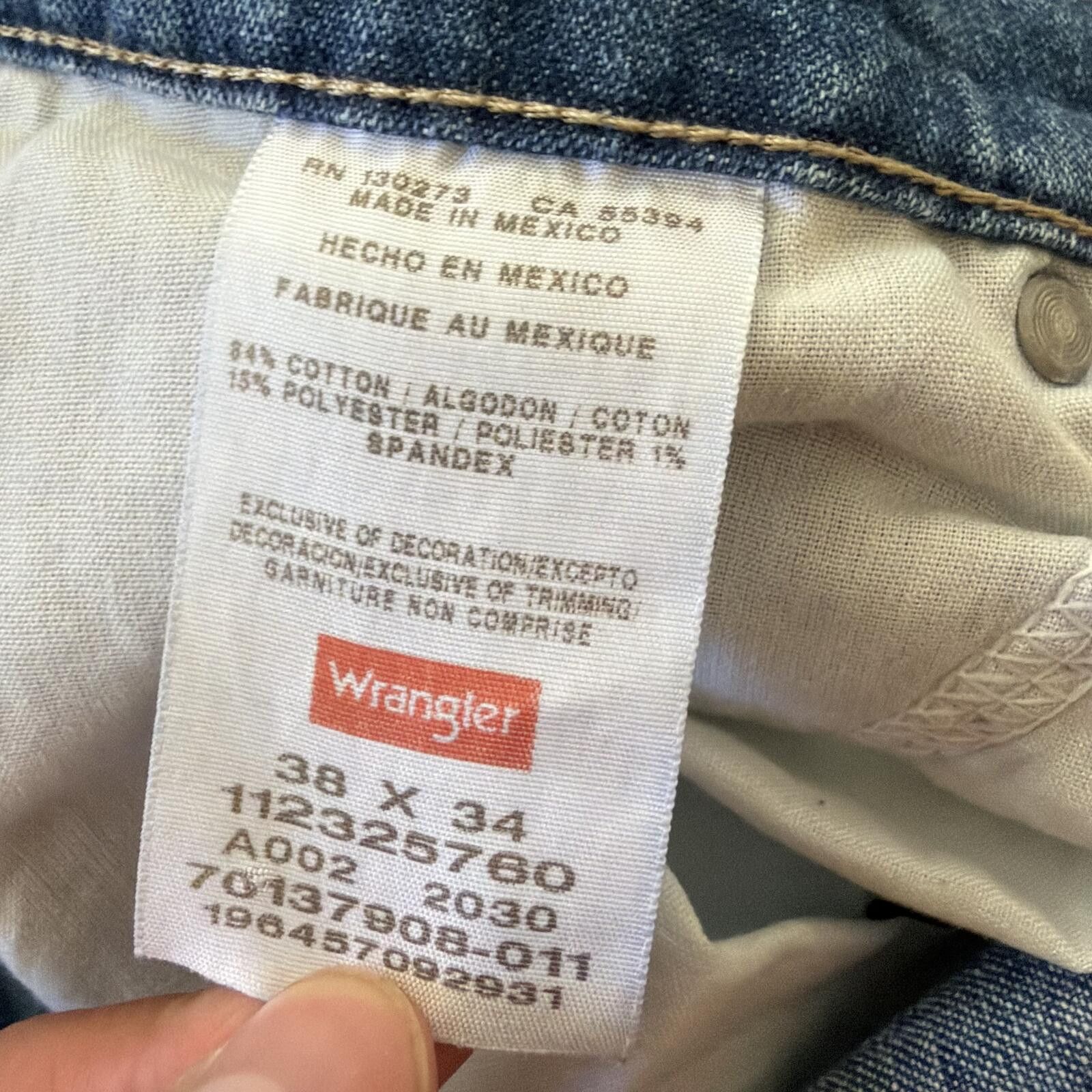 Wrangler Vintage Y2K Wrangler Carpenter Jeans Workwear Denim 38x34 Size US 38 / EU 54 - 5 Thumbnail