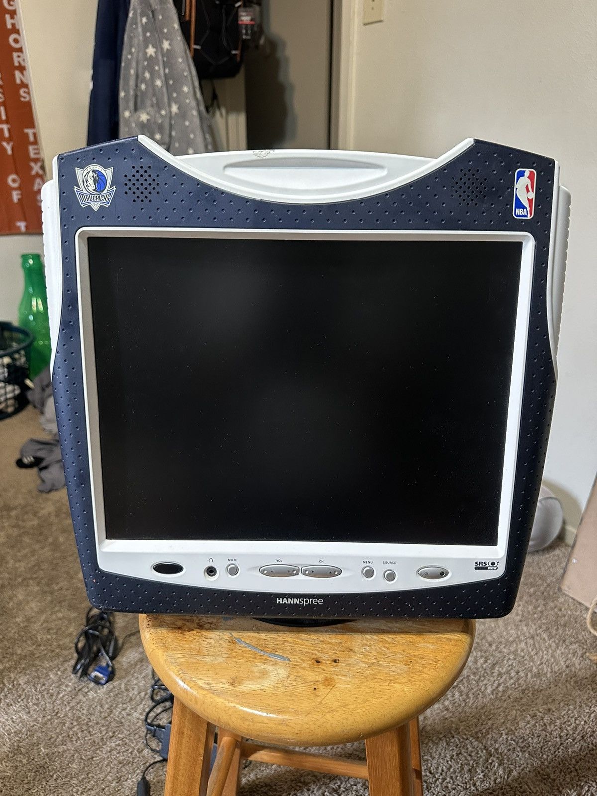 NBA Vintage NBA Dallas Mavericks Hannspree 15 inch tv A. Johnson Size US L / EU 52-54 / 3 - 4 Thumbnail