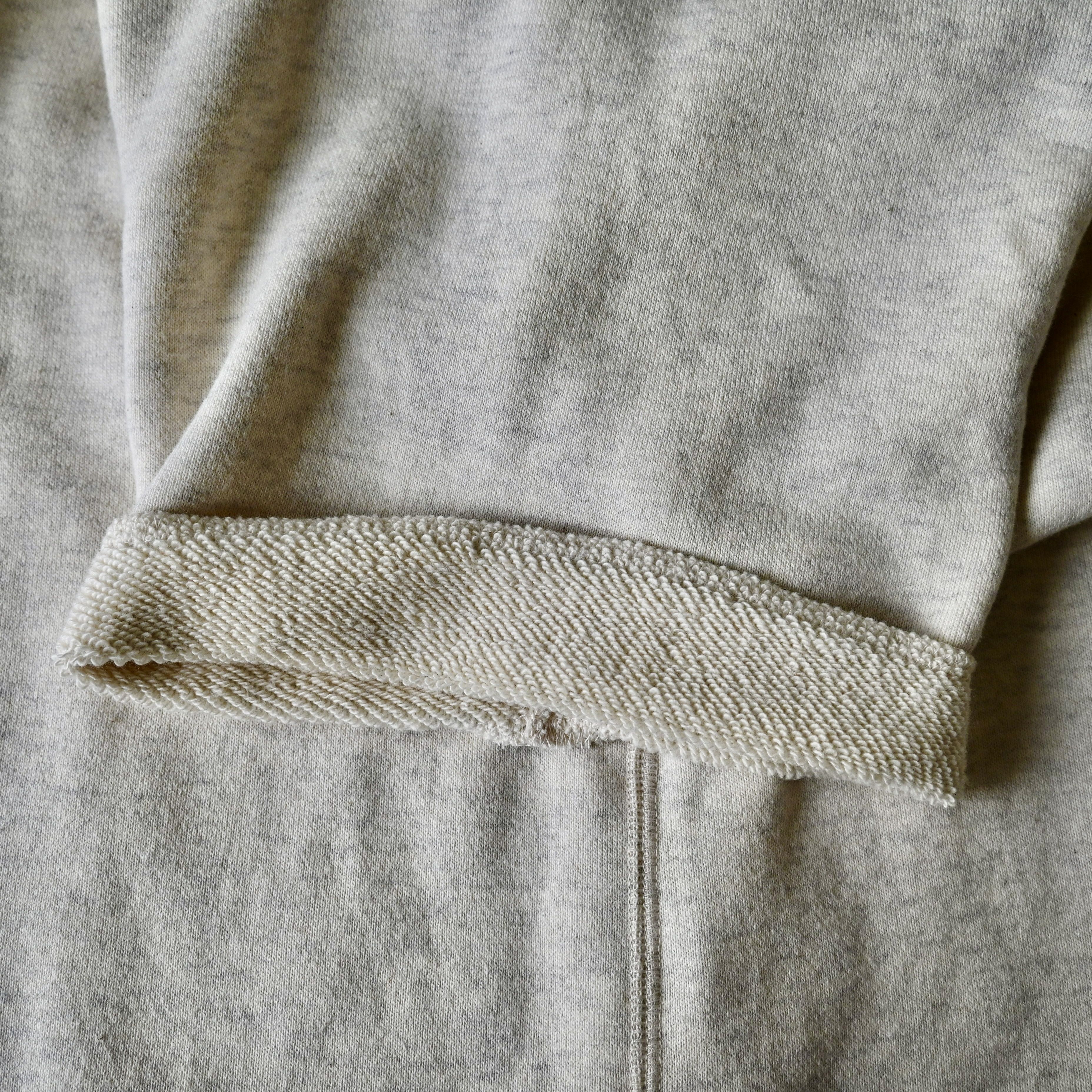 Beams Plus BEAMS Plus "Cut-off" S/S sweatshirt, Oatmeal, made in Japan Size US XL / EU 56 / 4 - 10 Thumbnail