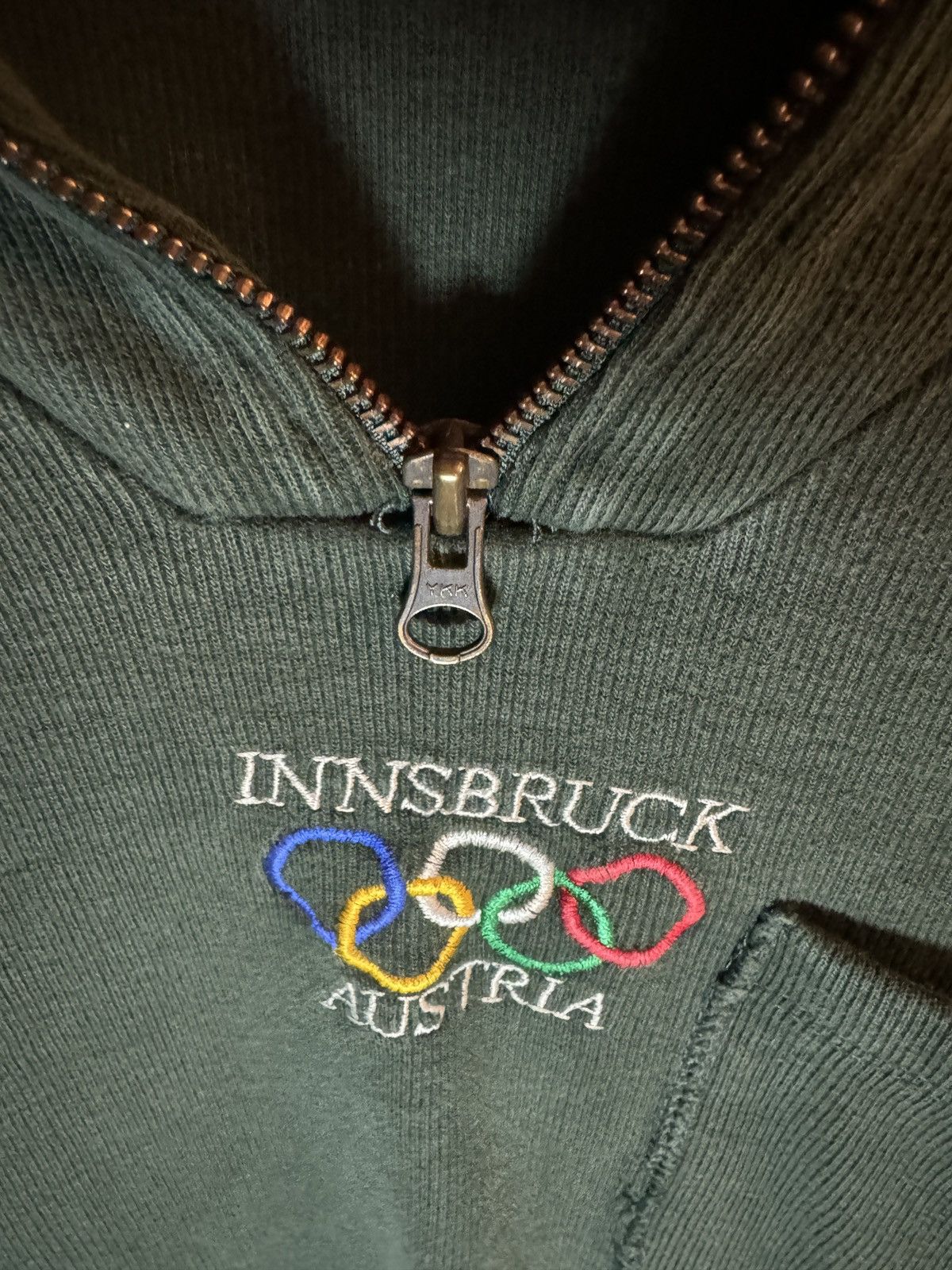 USA Olympics Vintage Olympic Quarter Zip Green Size US M / EU 48-50 / 2 - 4 Thumbnail