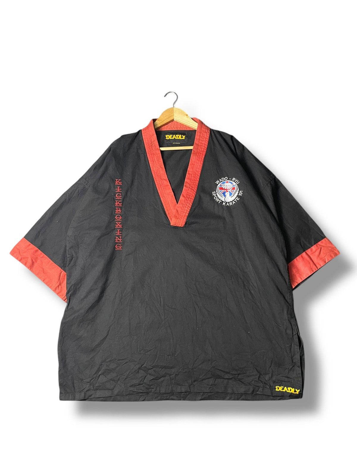 Japanese Brand × Vintage DEADLY Japanese Brand Karate Light Shirt (102) Size US XL / EU 56 / 4 - 1 Thumbnail
