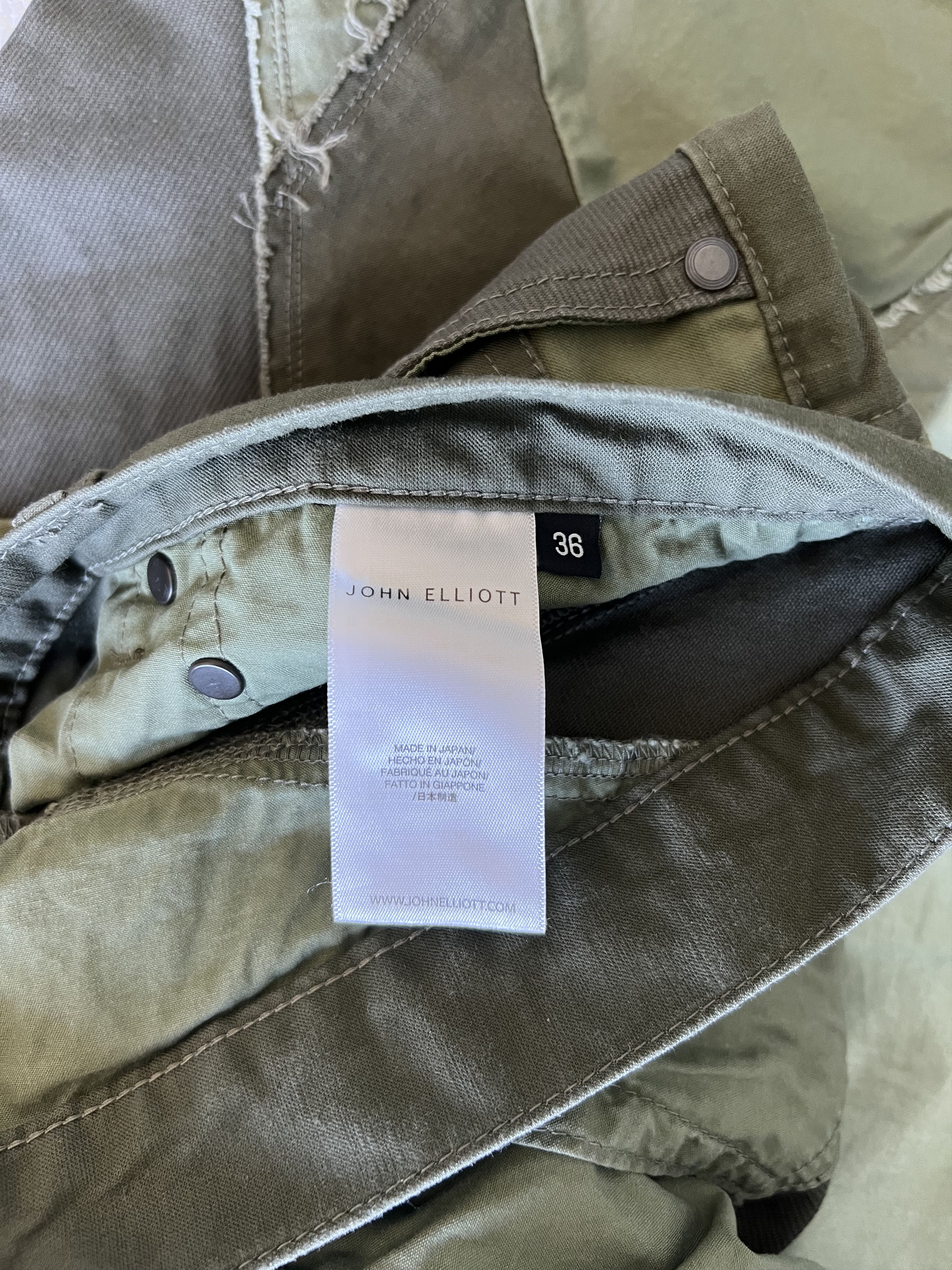John Elliott Japan Patchwork Boot Cut Pants Size US 36 / EU 52 - 9 Thumbnail