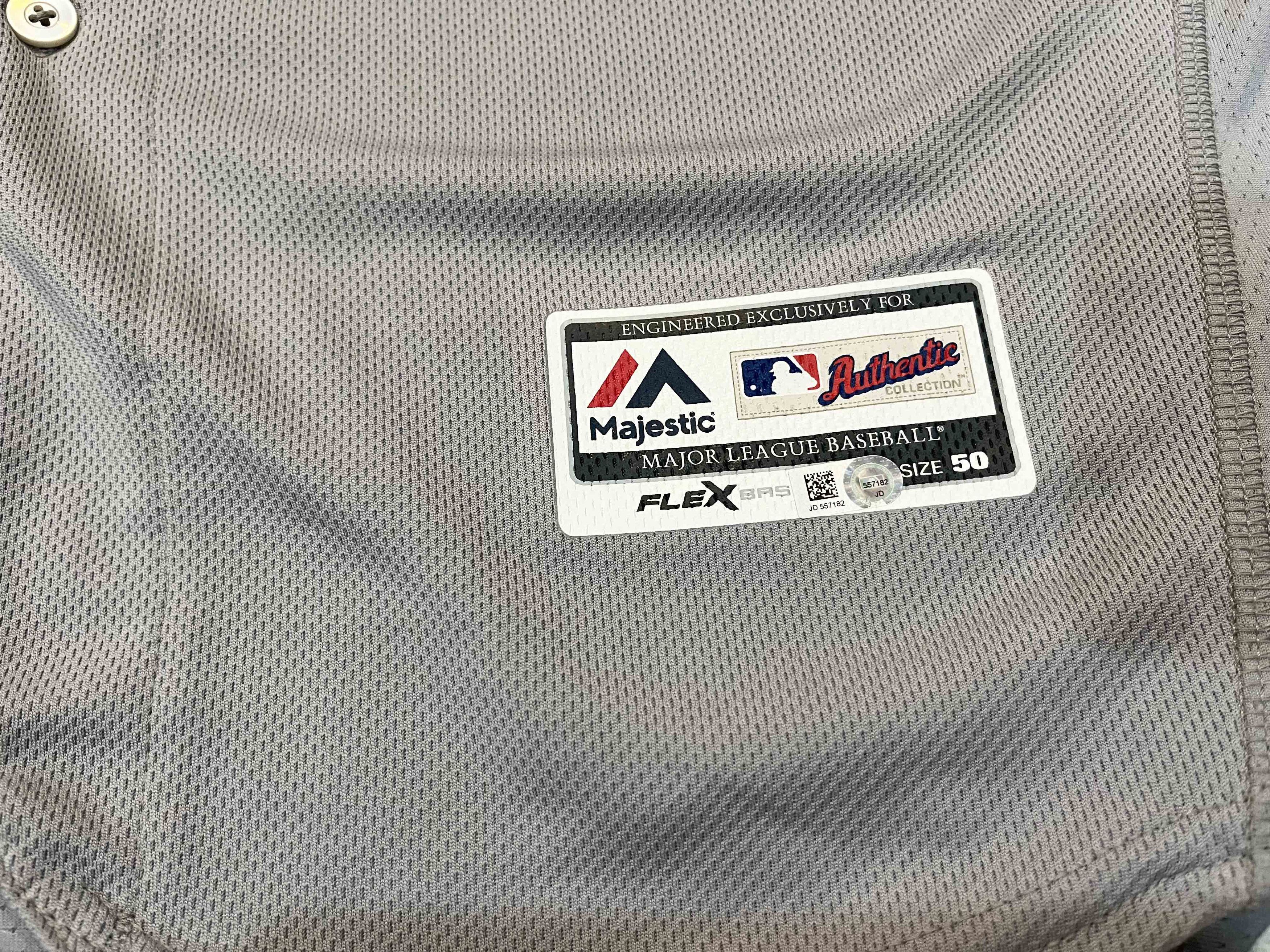 Majestic Majestic 2016 MLB Milwaukee Brewers JIMMY NELSON #52 Jersey Size US XL / EU 56 / 4 - 4 Thumbnail