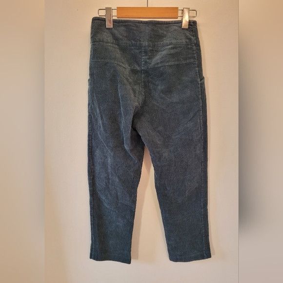 Other Allison Wonderland Green High Waist Corduroy Pants - Size 2 Size 26" / US 2 / IT 38 - 4 Thumbnail