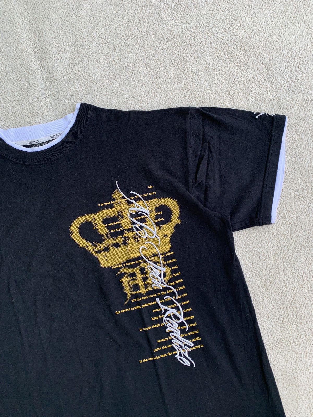 Beauty Beast × If Six Was Nine × Japanese Brand Collins Double Layer Poem Rock Tshirt Size US L / EU 52-54 / 3 - 3 Thumbnail