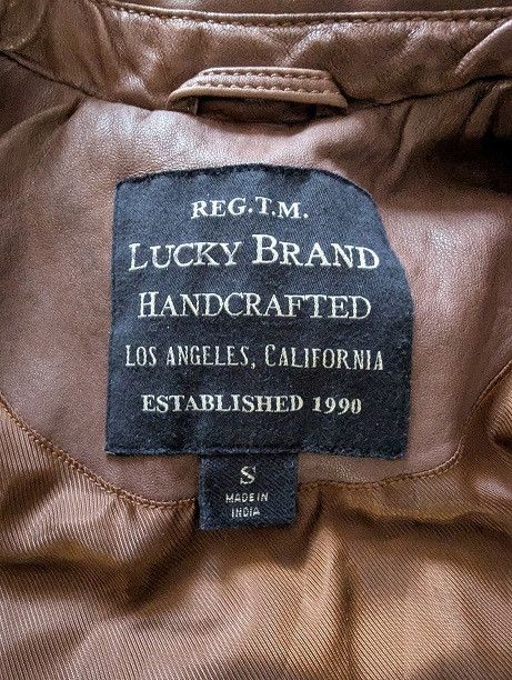 Lucky Brand Lucky brand Leather Jacket Size US S / EU 44-46 / 1 - 6 Thumbnail
