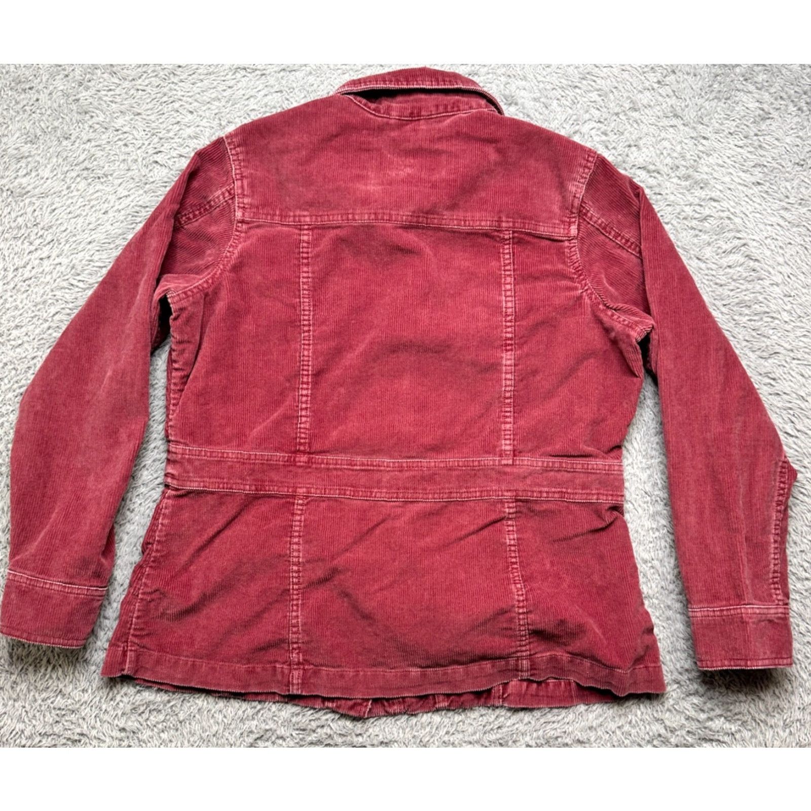 Eddie Bauer VINTAGE Eddie Bauer Jacket Womens L Red Corduroy Pockets Button Coat Set? Size L / US 10 / IT 46 - 2 Thumbnail