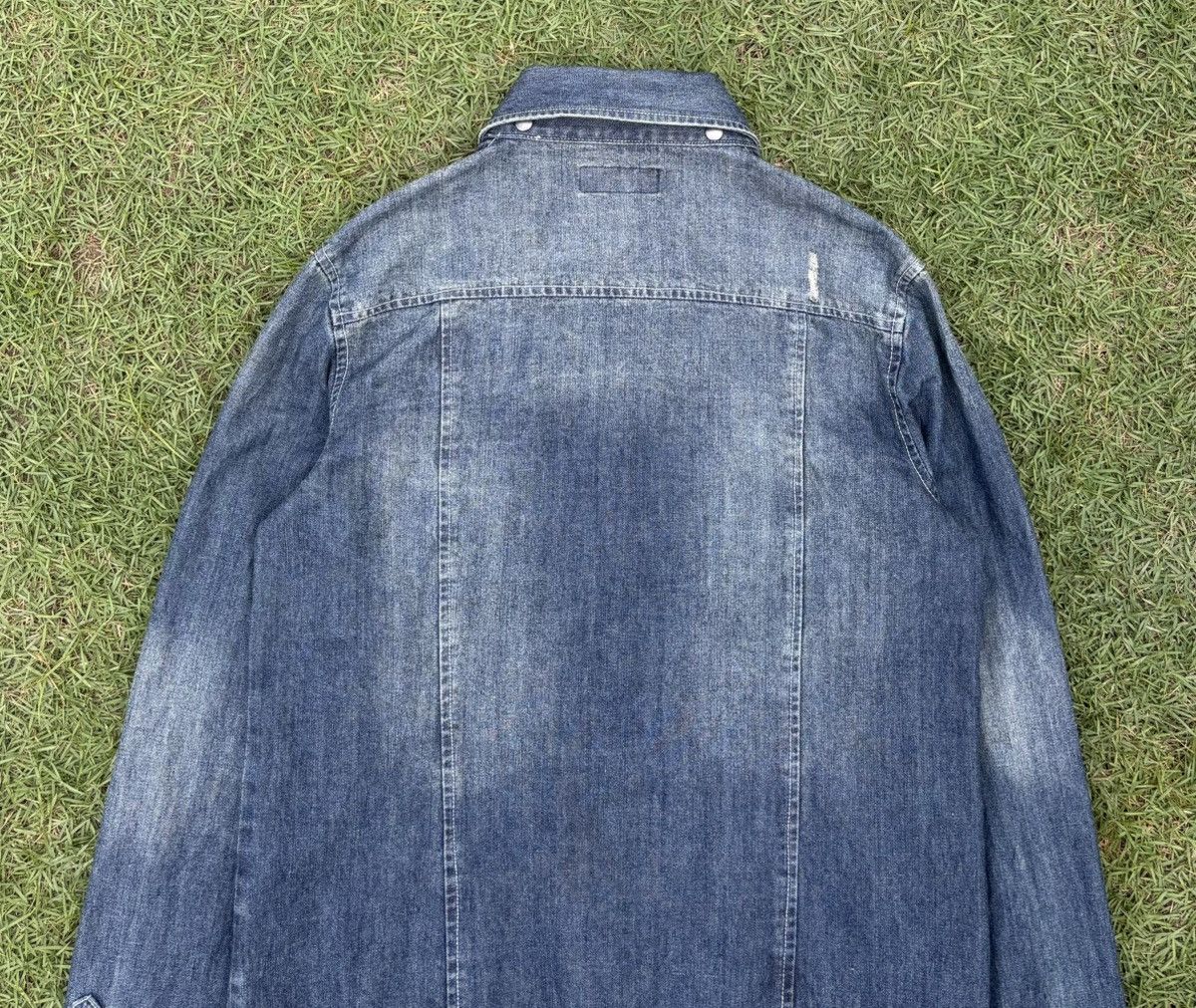 If Six Was Nine 🔥IN THE ATTIC DISTRESSED DENIM JACKET Size US M / EU 48-50 / 2 - 15 Thumbnail