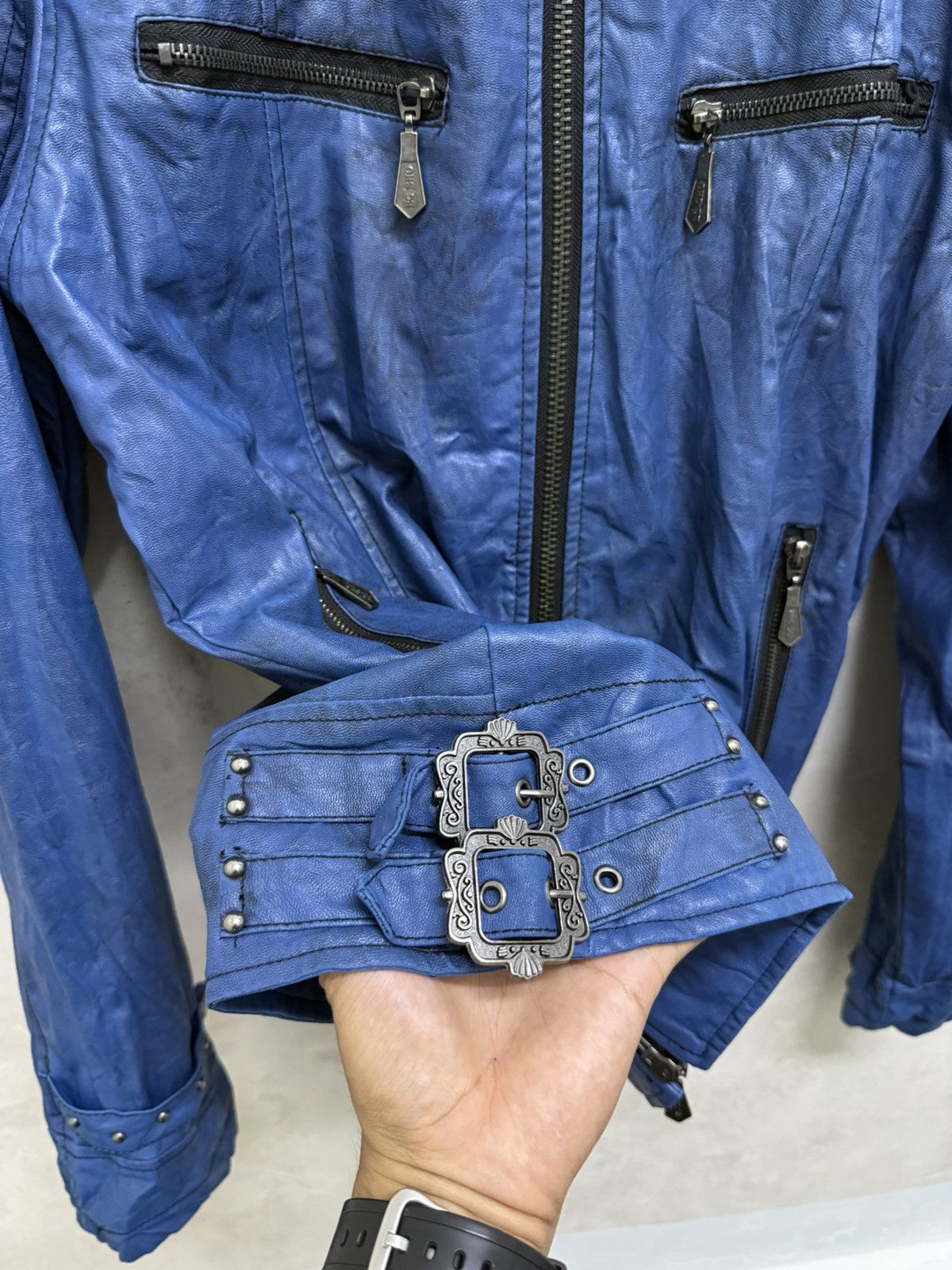 Le Grande Bleu (L.G.B.) 2000s Archive Bernings Sho Bondage Grunge lgb style Size US M / EU 48-50 / 2 - 6 Thumbnail