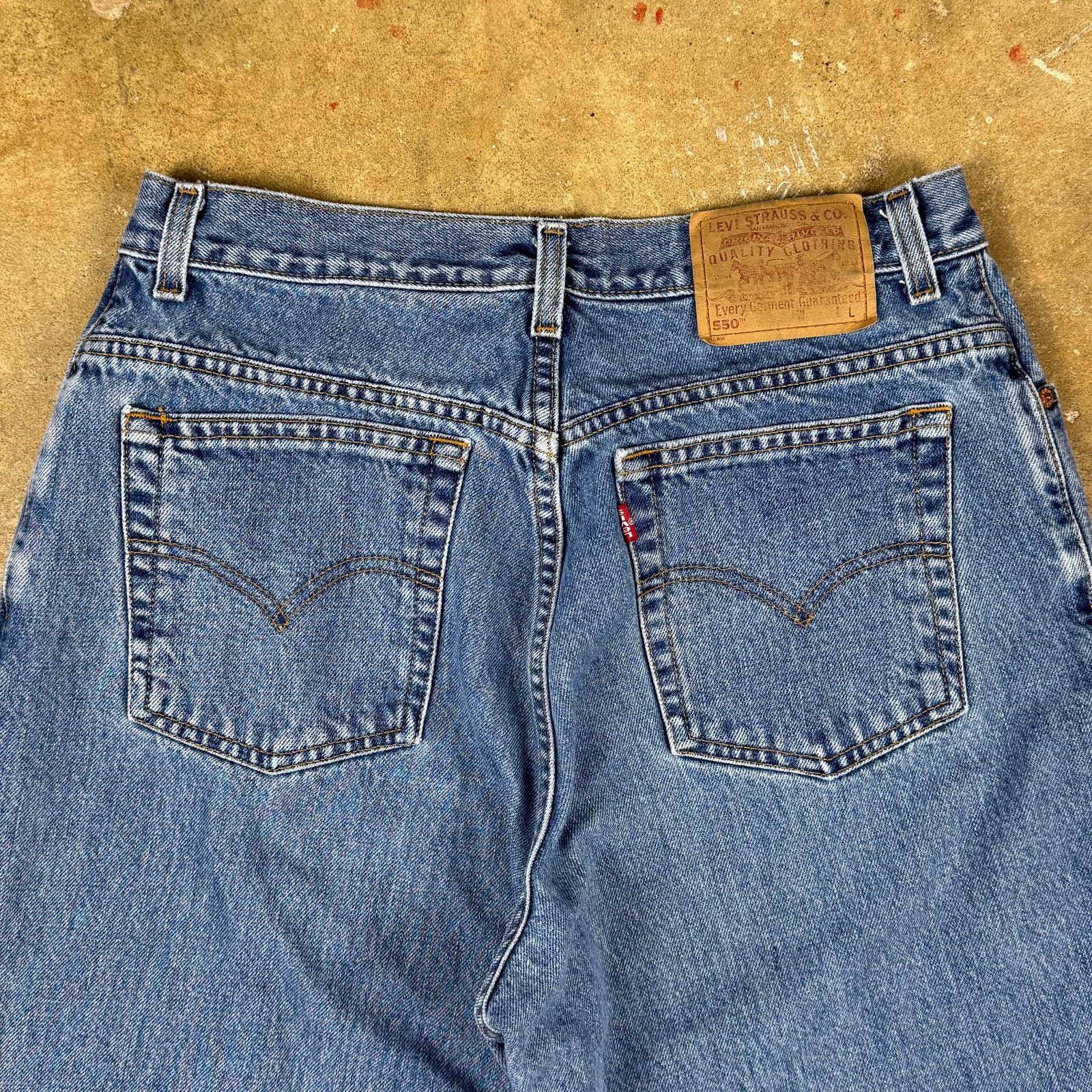 Levi's Vintage Clothing Vintage Levi’s 550 Relaxed Fit Tapered Women’s Size 14 Reg Size 36" / US 14 / IT 50 - 5 Thumbnail