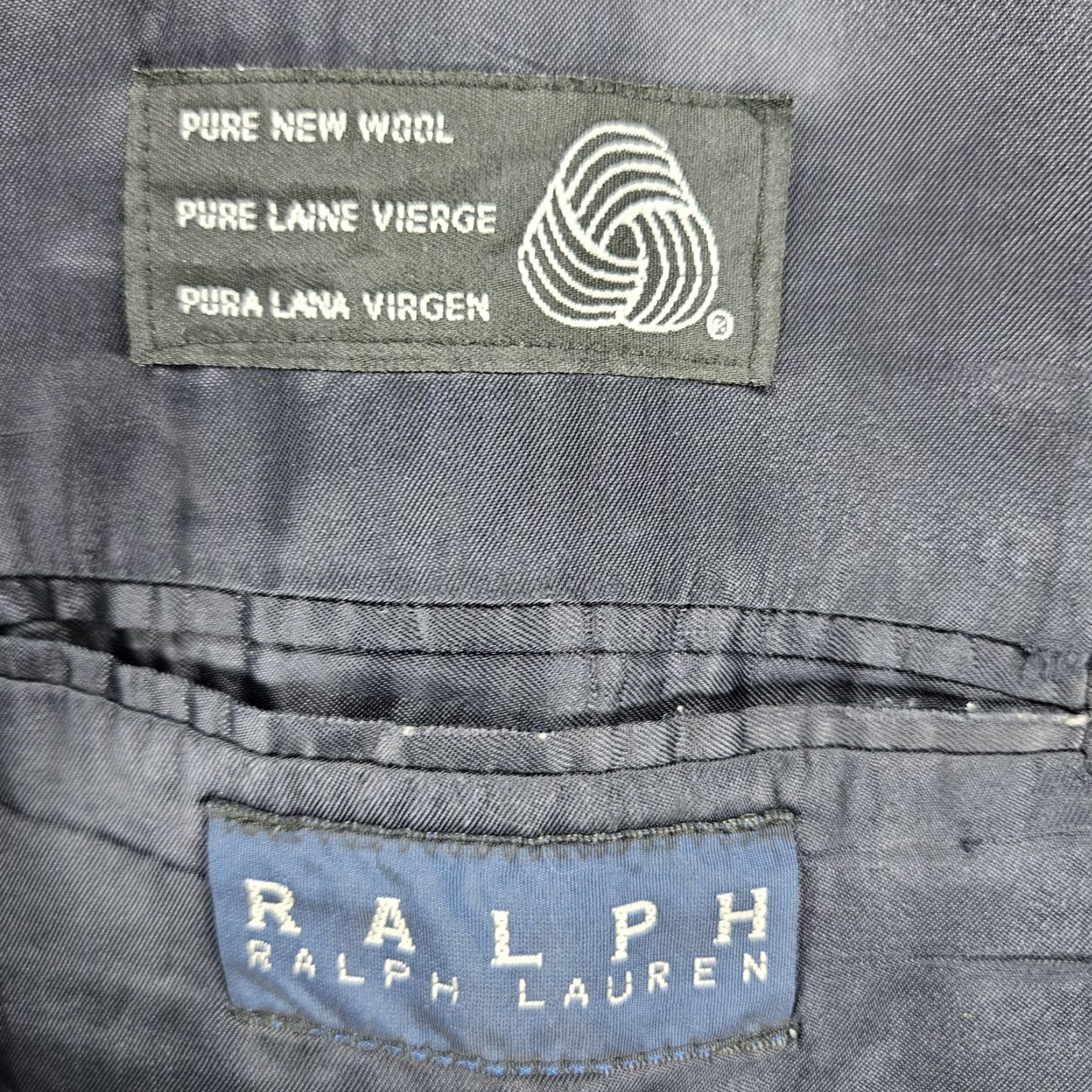 Ralph Lauren VTG Ralph Lauren Navy Wool 2 Button Notch Blazer Sport Coat 42R Men Size 42R - 3 Thumbnail