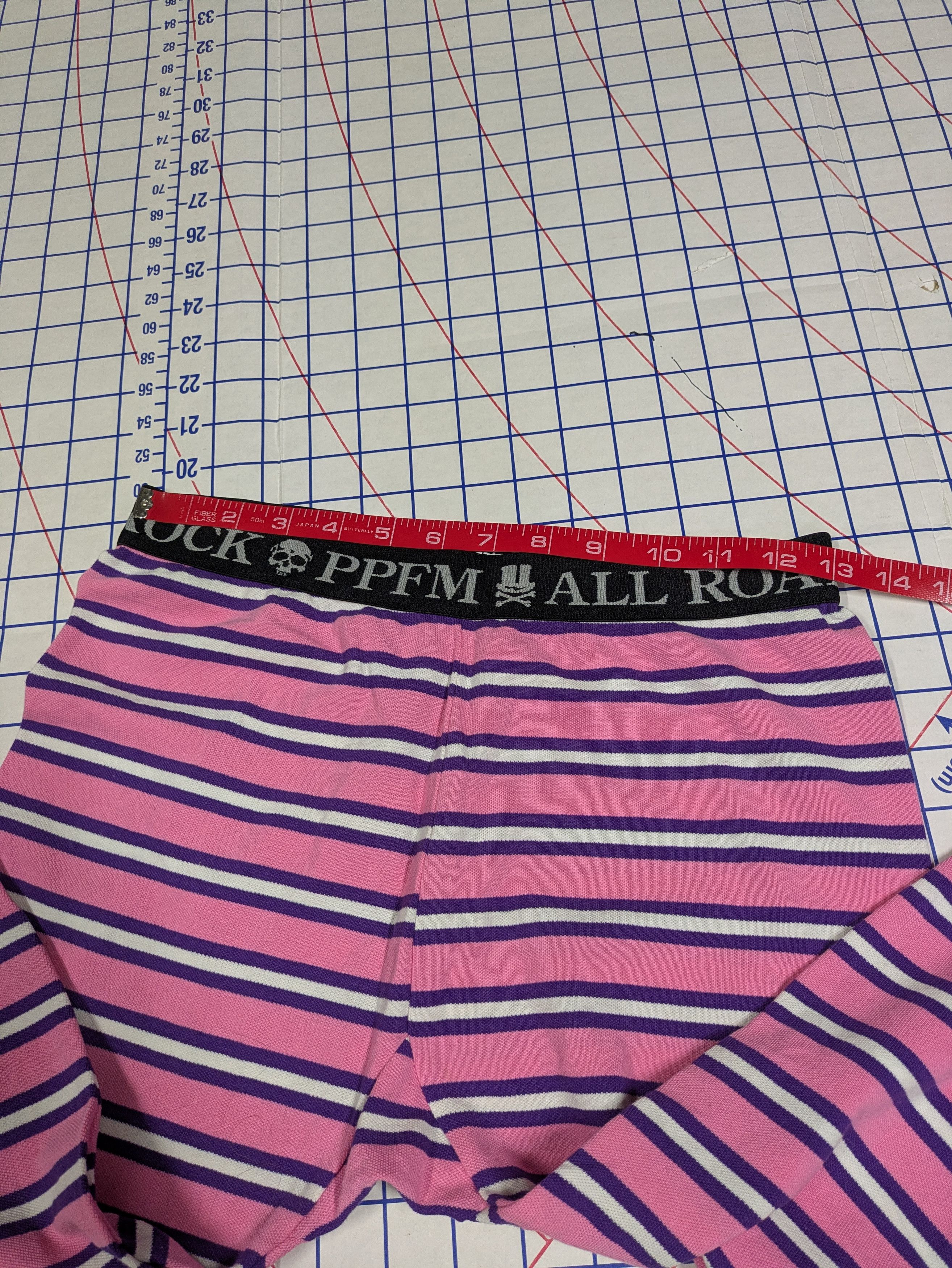PPFM PPFM rock n roll pink and purple striped leggings medium Size US 30 / EU 46 - 4 Thumbnail