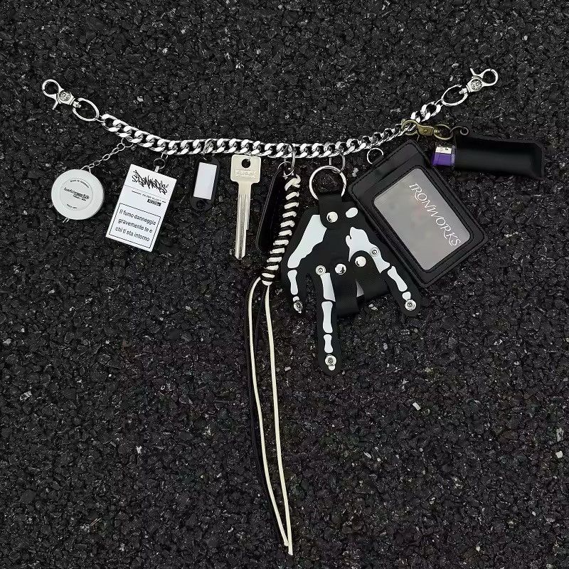 Other Outdoor Punk Skeleton Design Keychain Pants Chain Size ONE SIZE - 4 Thumbnail