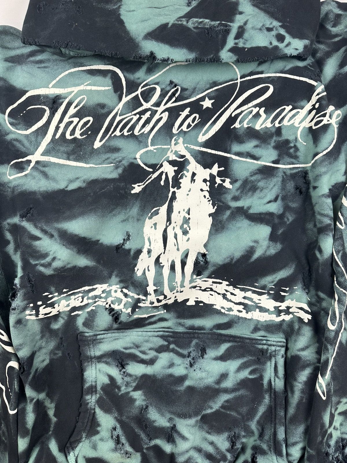 HELLSTAR Hellstar Green Marble Paradise Hoodie Size US S / EU 44-46 / 1 - 2 Thumbnail