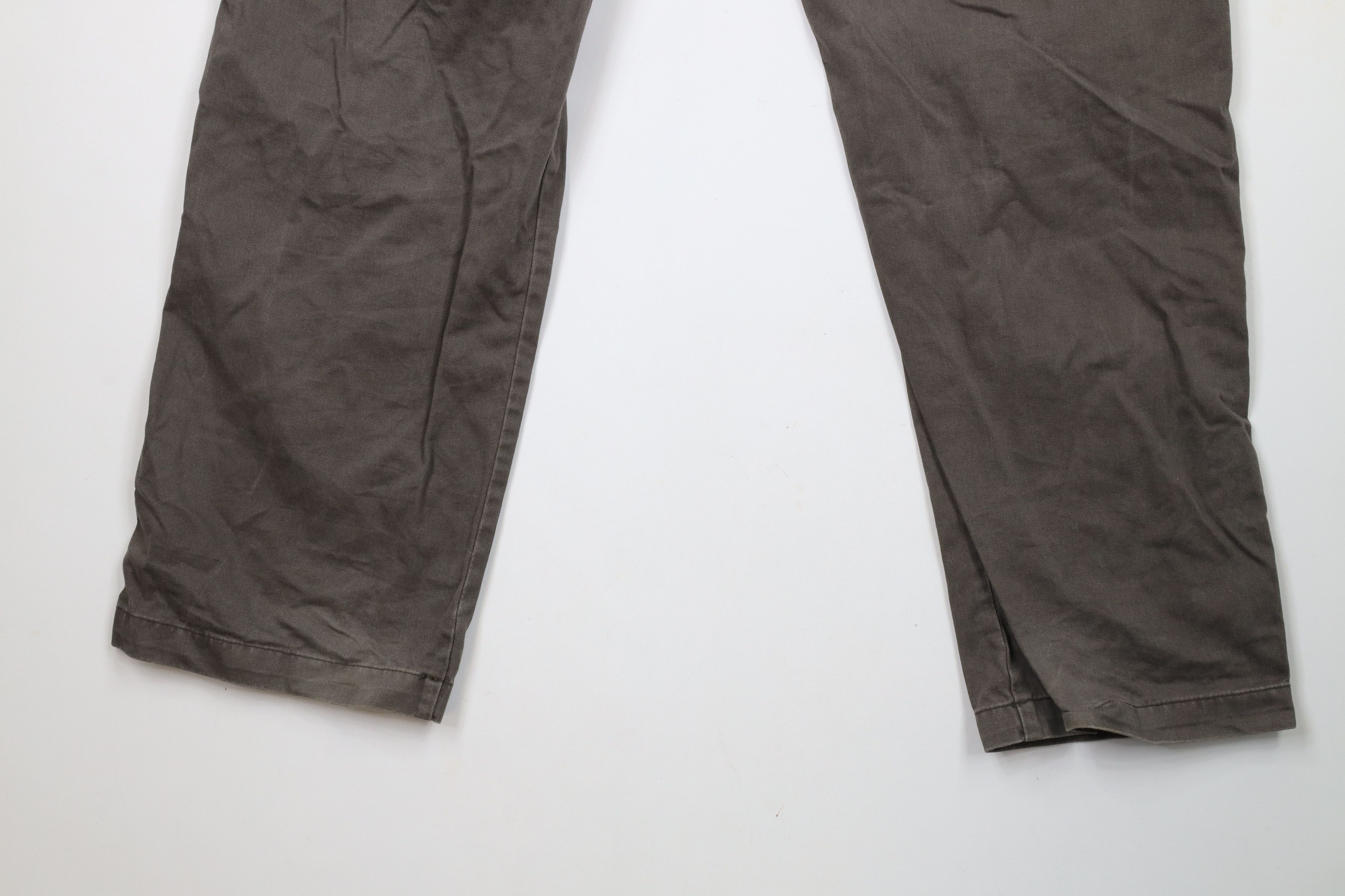 Chaps × Vintage Vintage Y2K Chaps Baggy Wide Leg Cargo Pants Gray Cotton Size US 36 / EU 52 - 13 Thumbnail