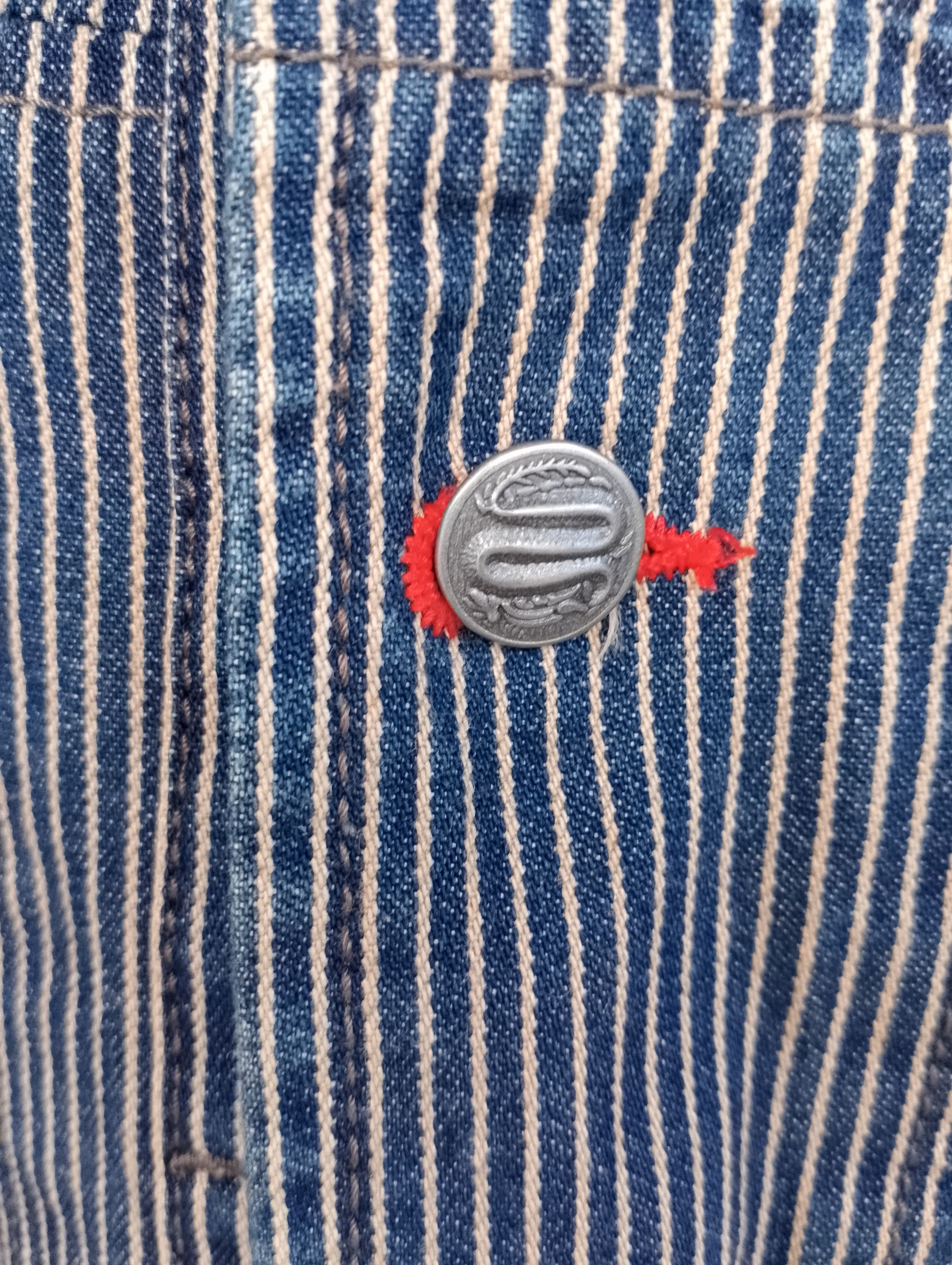 PPFM Vintage PPFM Hickory Stripes Worker Jacket Size US M / EU 48-50 / 2 - 9 Thumbnail