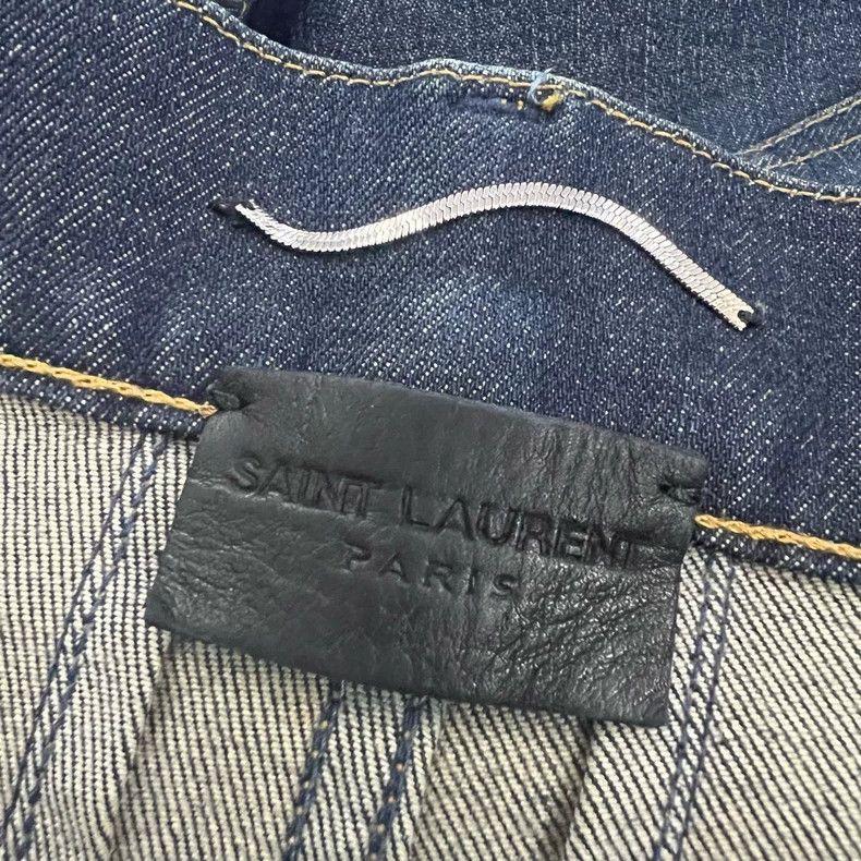 Saint Laurent Paris Saint Laurent Dark Blue Denim Pants-2505 Size US 34 / EU 50 - 3 Thumbnail