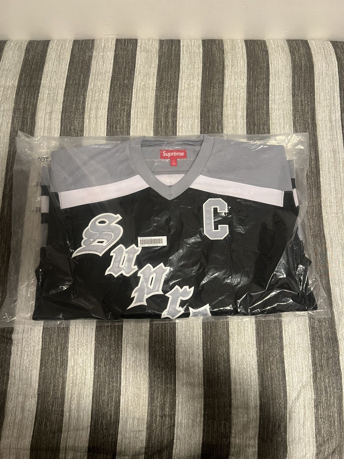 Supreme Supreme Fire & Ice Hockey Jersey Black Size Small Size US S / EU 44-46 / 1 - 1 Thumbnail