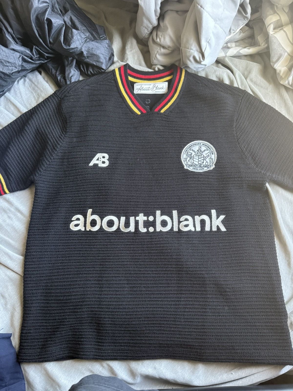 About:Blank ABOUT BLANK soccer knit jersey Size US S / EU 44-46 / 1 - 1 Thumbnail