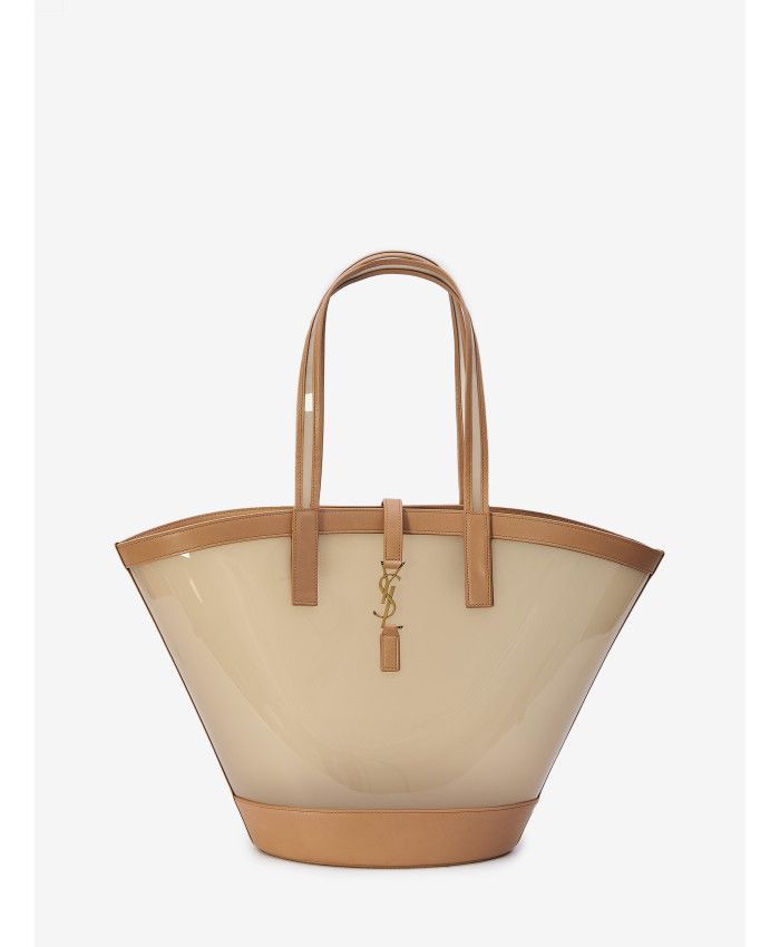 Saint Laurent Paris o1bcso1str0326 Size: OS/Panier Medium Tote Bag in Beige Size ONE SIZE - 1 Thumbnail