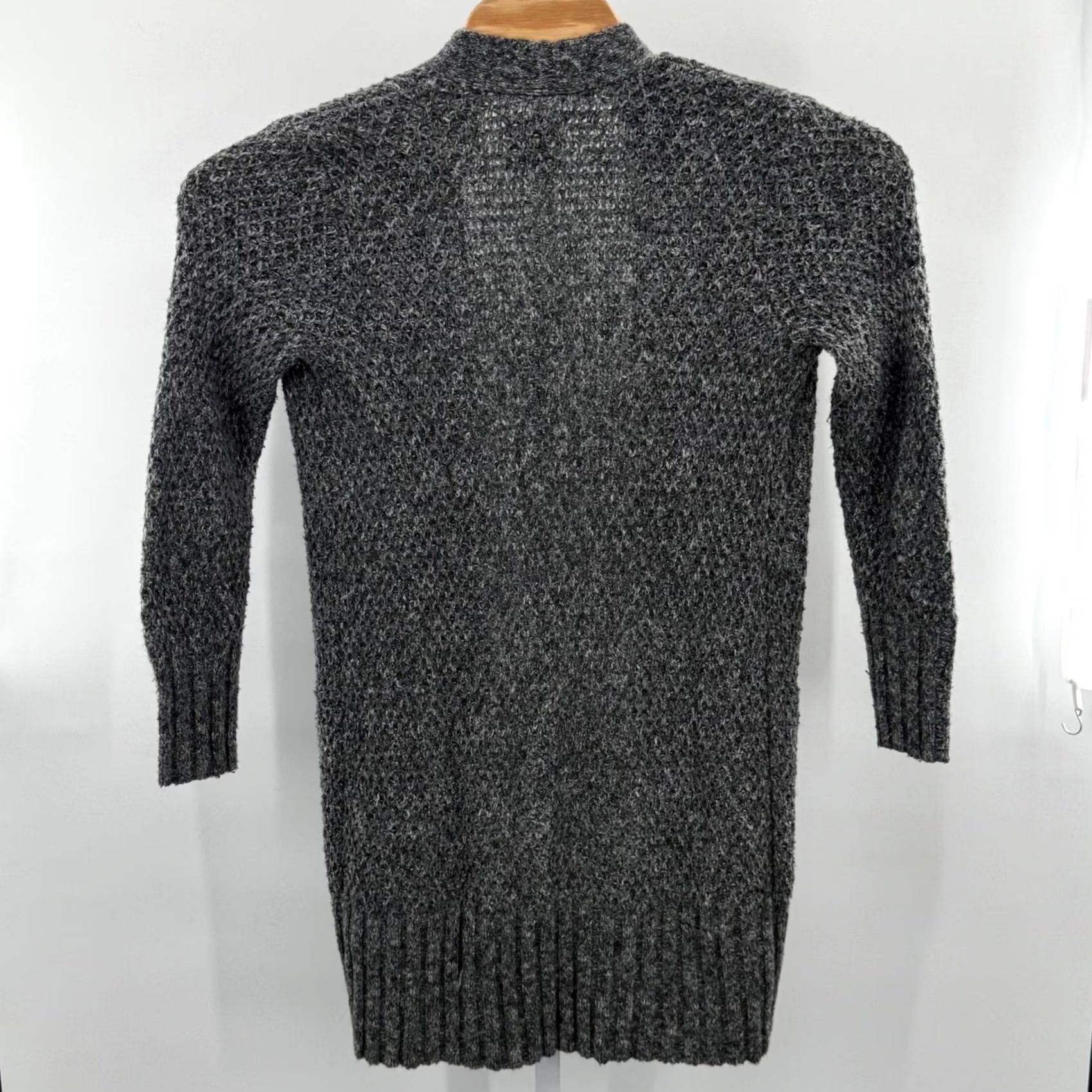 Abercrombie & Fitch Abercrombie & Fitch Cardigan Open Front Knit Pockets Gray Small Womens Sweater Knit Vest? Size S / US 4 / IT 40 - 2 Thumbnail