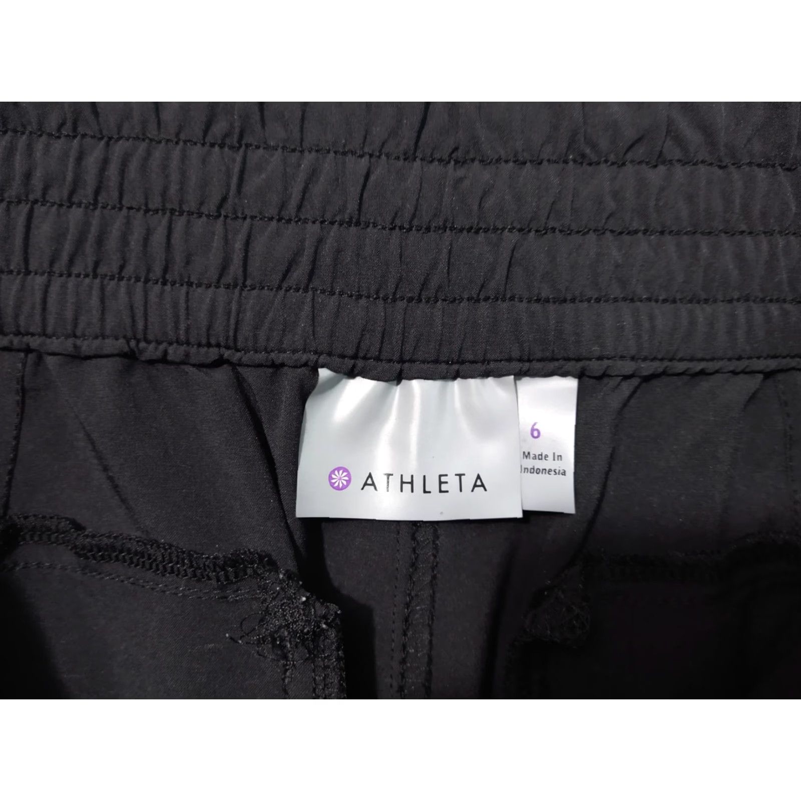 Athleta Athleta Pants Womens 6 Black Chelsea Jogger Pull On Travel Stretch Tapered Regular Inseam 26.5 in Athletic Athleisure Women Size 28" / US 6 / IT 42 - 7 Thumbnail