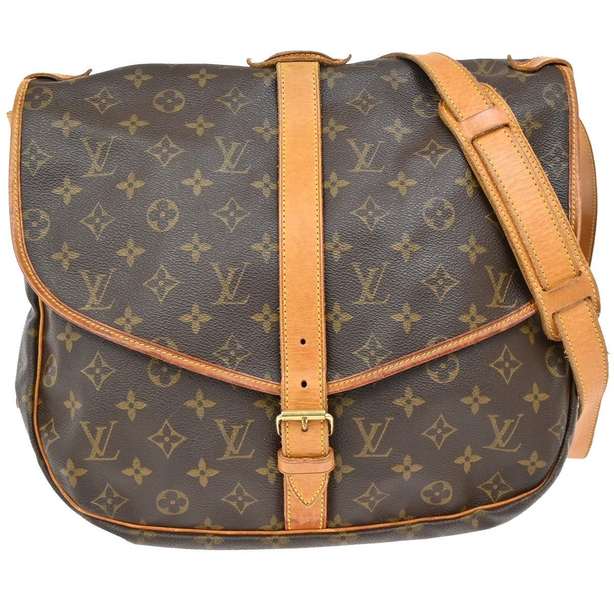 Louis Vuitton Louis Vuitton Saumur Handbag Monogram Canvas Size ONE SIZE - 1 Thumbnail