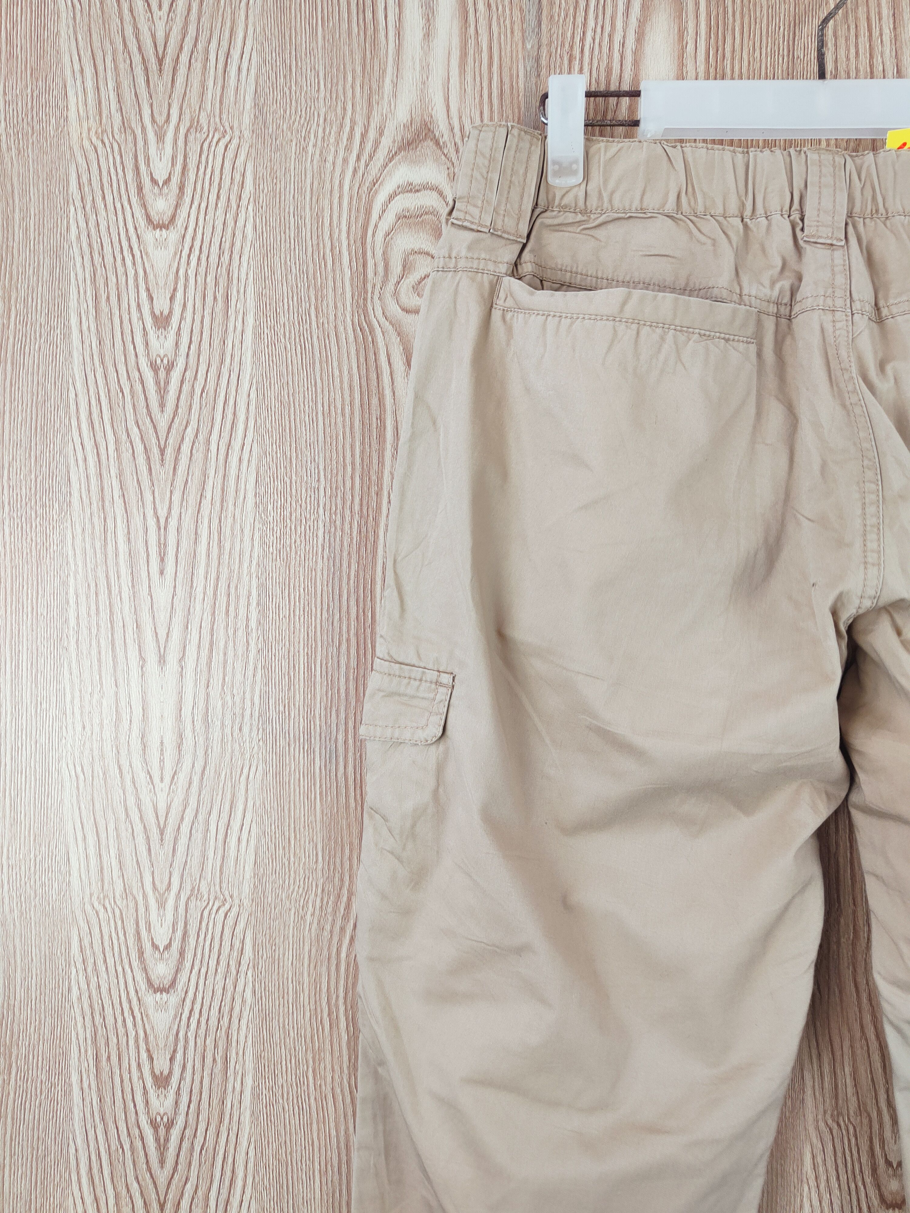 Japanese Brand Japanese Brand Beige Multipocket Tactical Cargo Pants #W911 Size US 33 - 9 Thumbnail