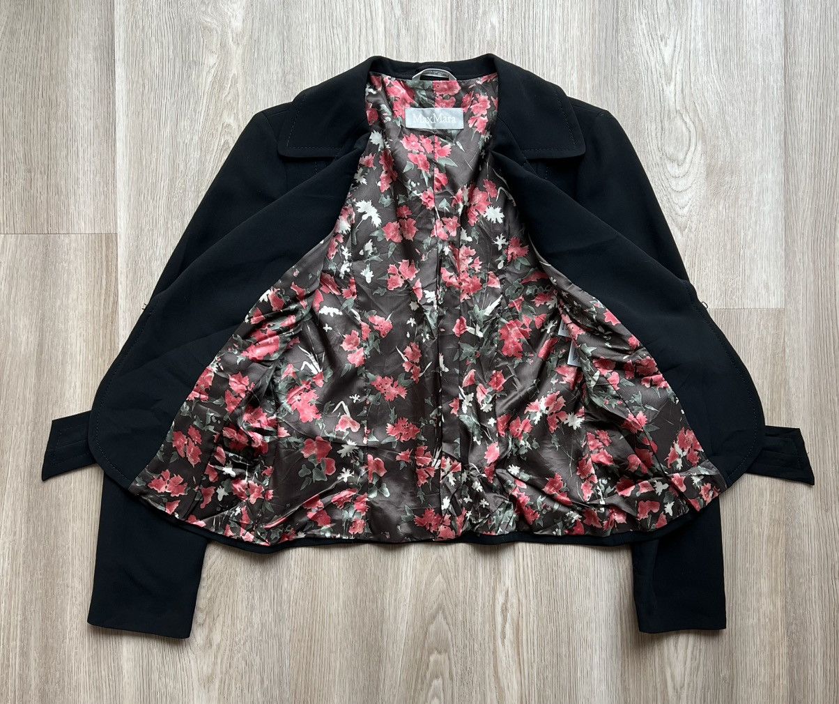 Max Mara Max Mara Black Blazer With Belt Size XL / US 12-14 / IT 48-50 - 7 Thumbnail
